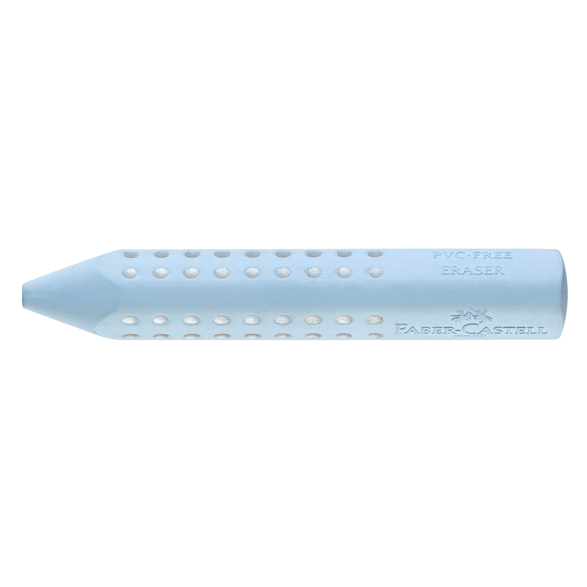 Gomma a forma di matita Grip 2001 - 90 x15 x15 mm - blue - Faber-Castell