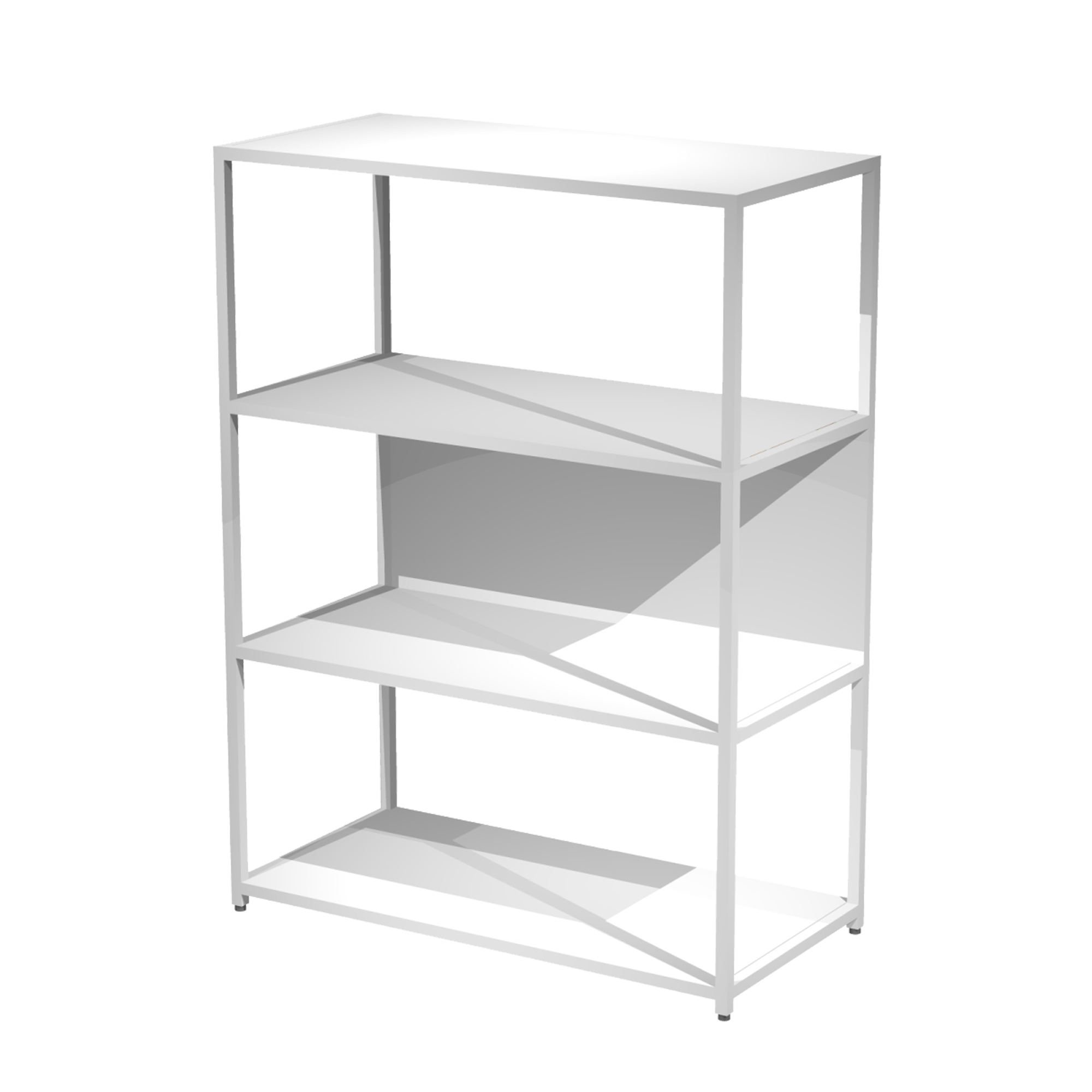 Libreria 4 ripiani Modular - 90 x 44 …