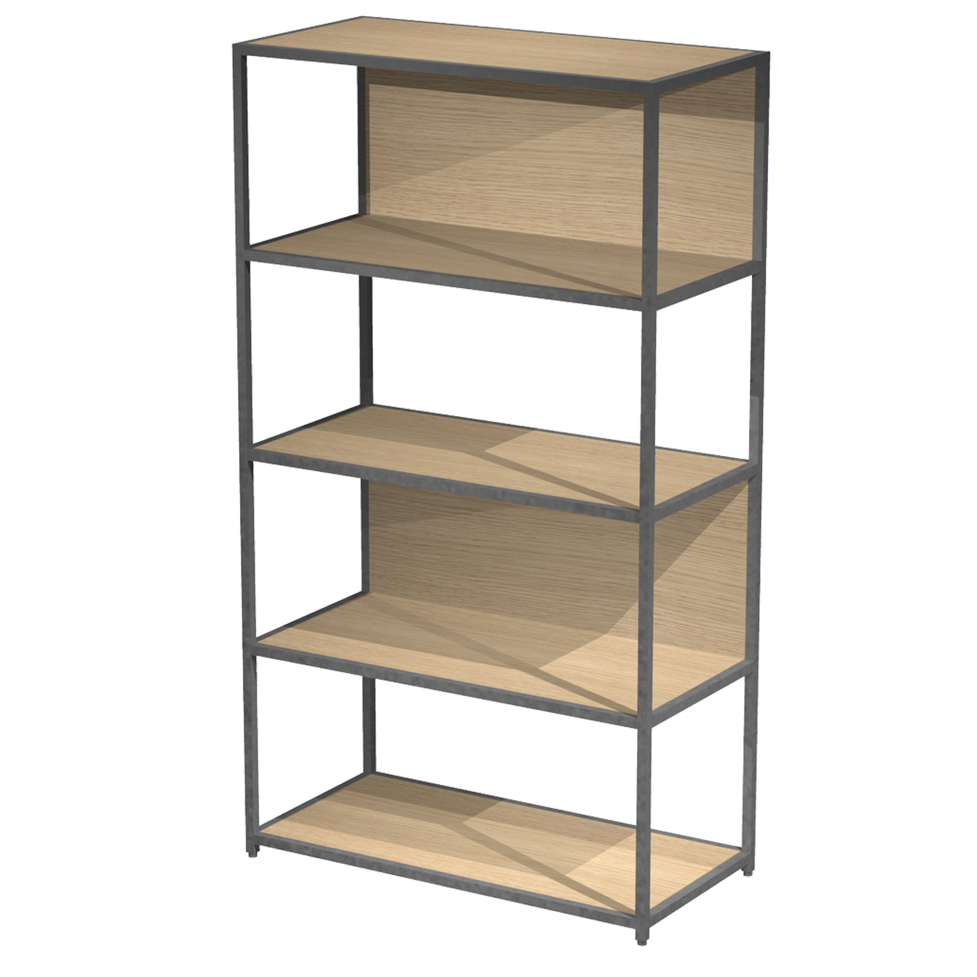 Libreria 5 ripiani Modular - 90 x 44 …