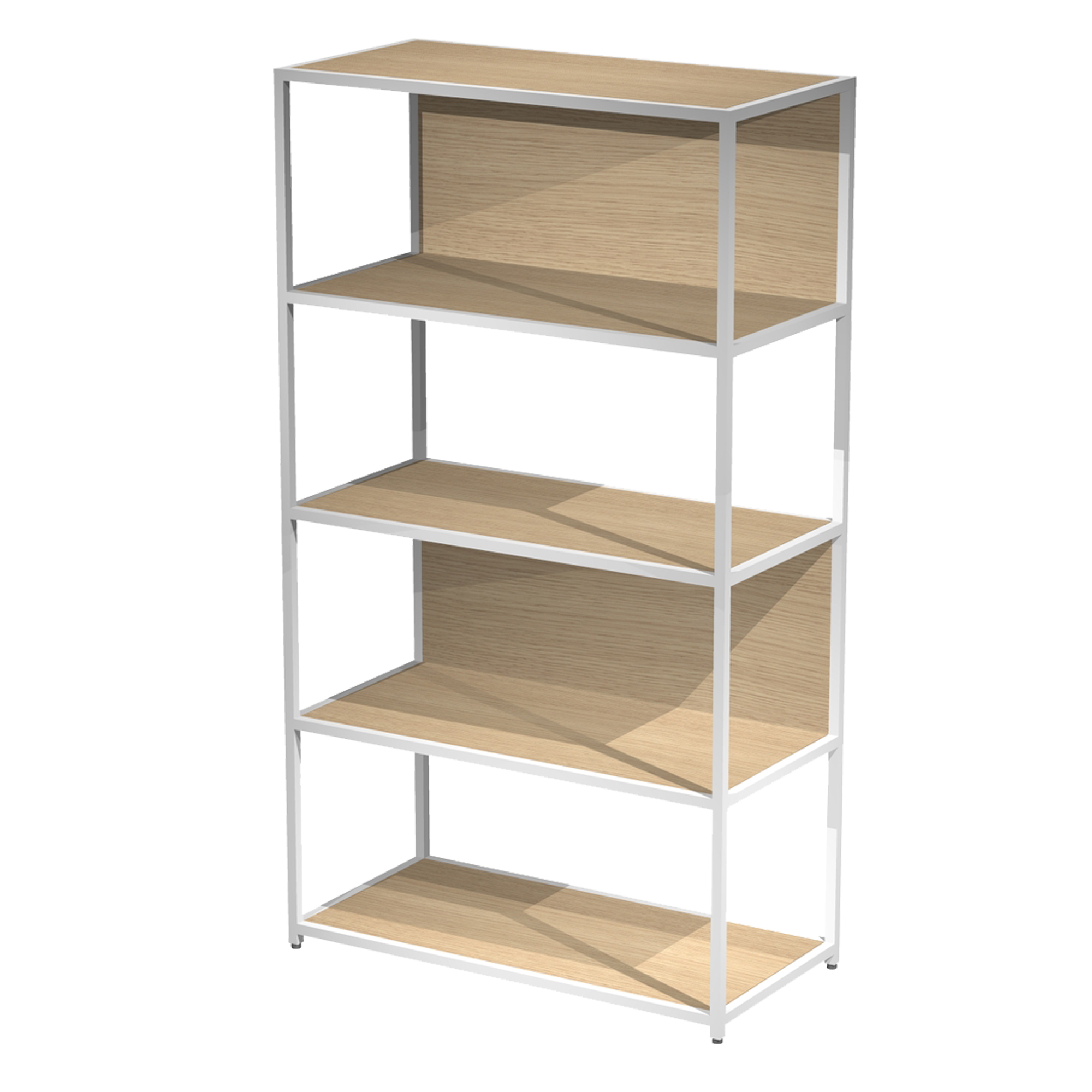 Libreria 5 ripiani Modular - 90 x 44 …