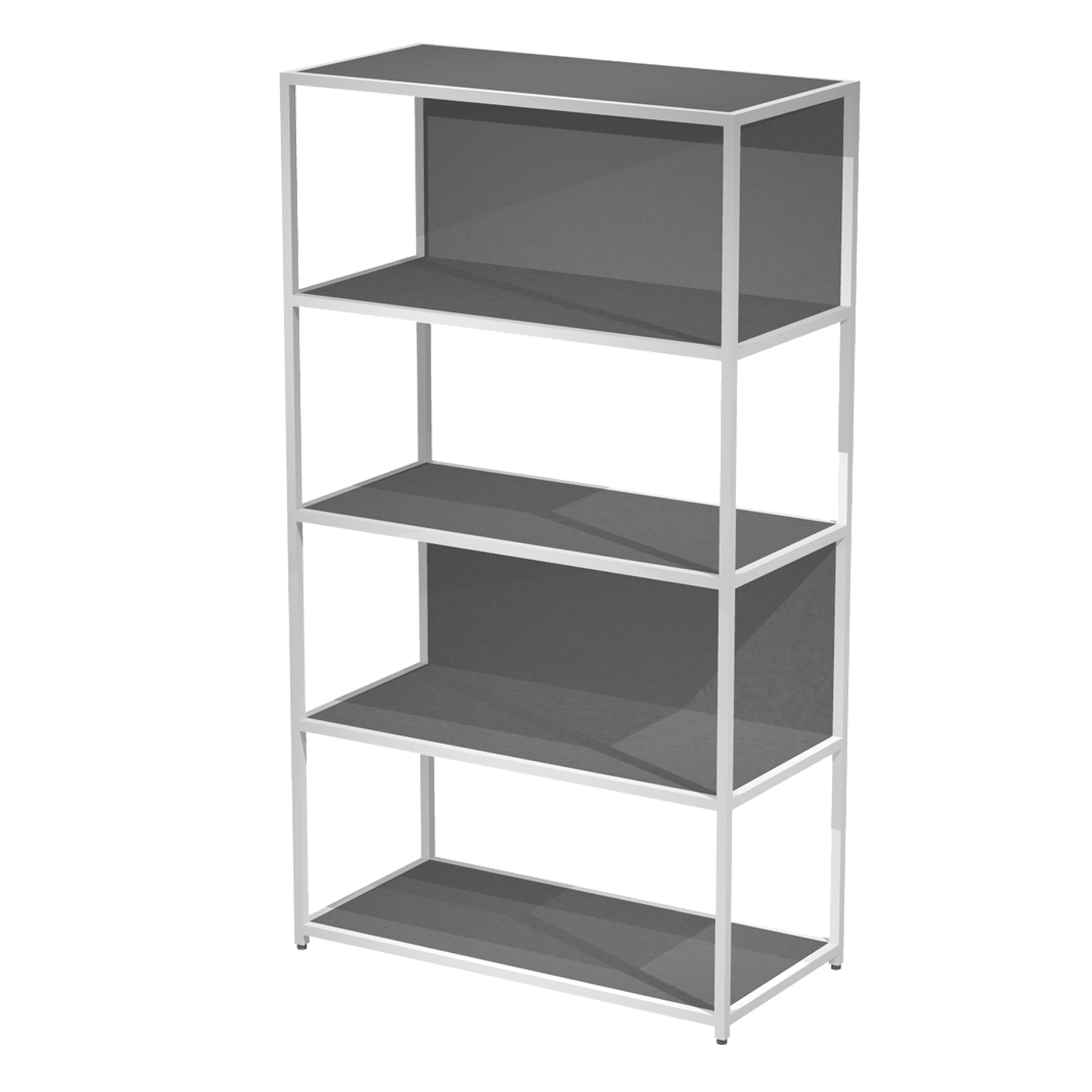 Libreria 5 ripiani Modular - 90 x 44 …