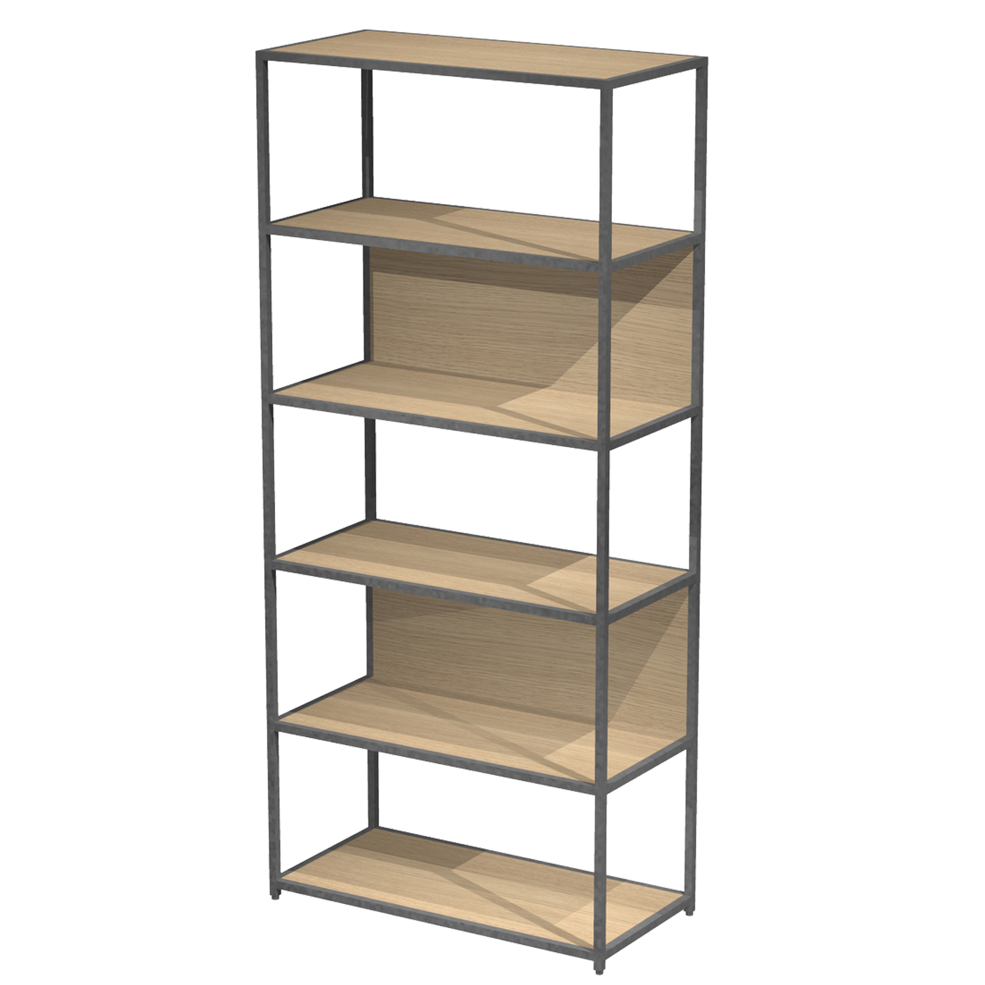 Libreria 6 ripiani Modular - 90 x 44 …