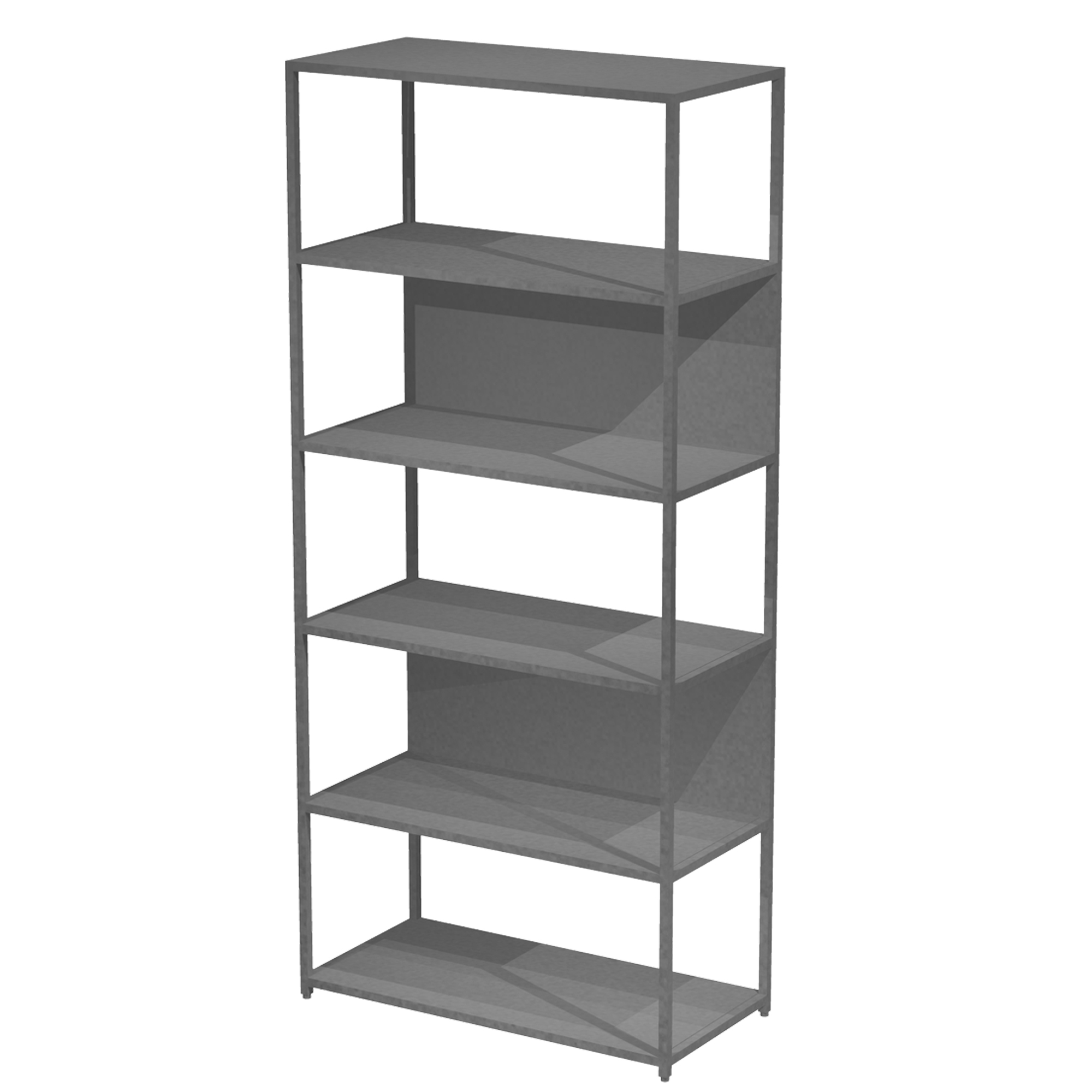 Libreria 6 ripiani Modular - 90 x 44 …