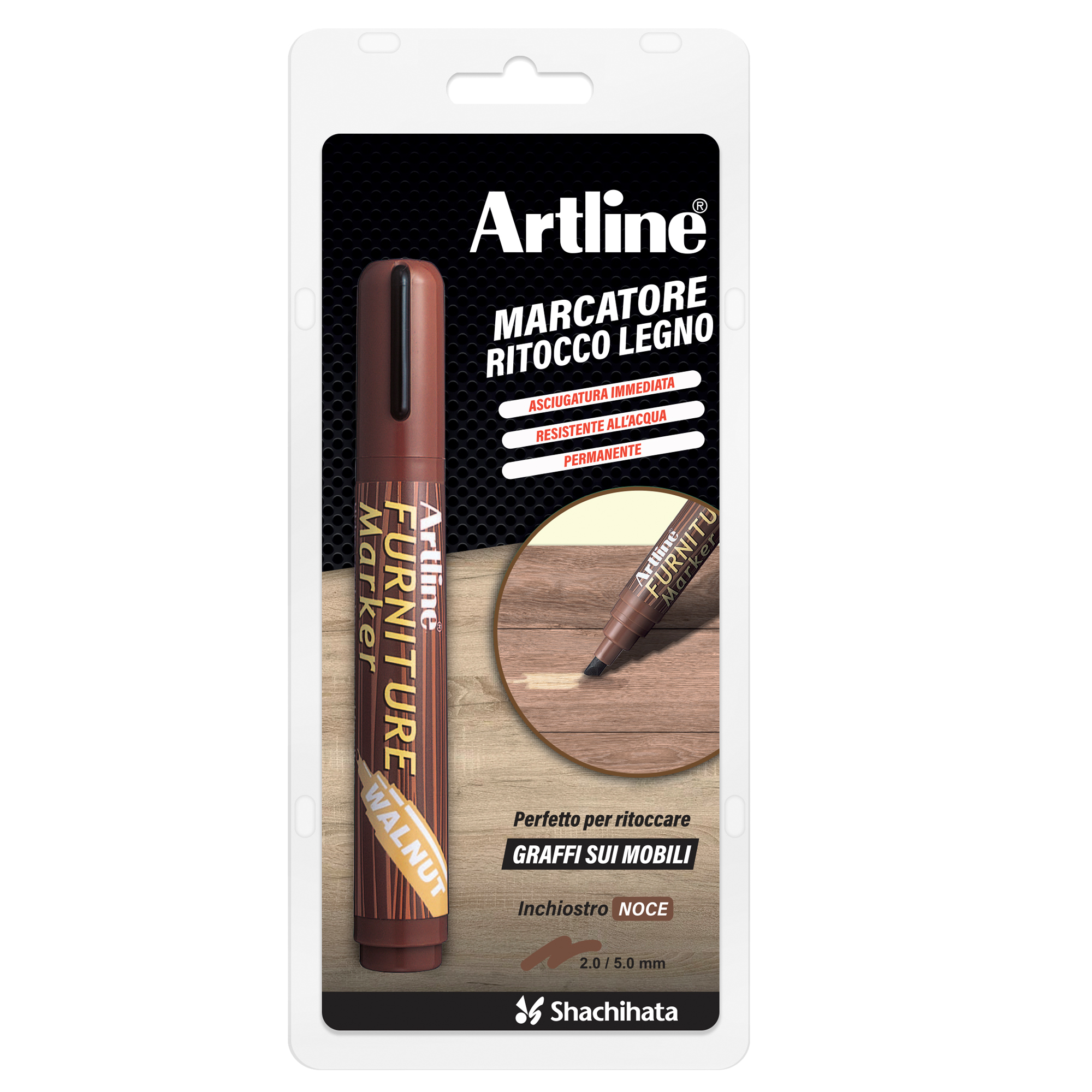 Marcatore permanente per legno Furniture Marker - punta …