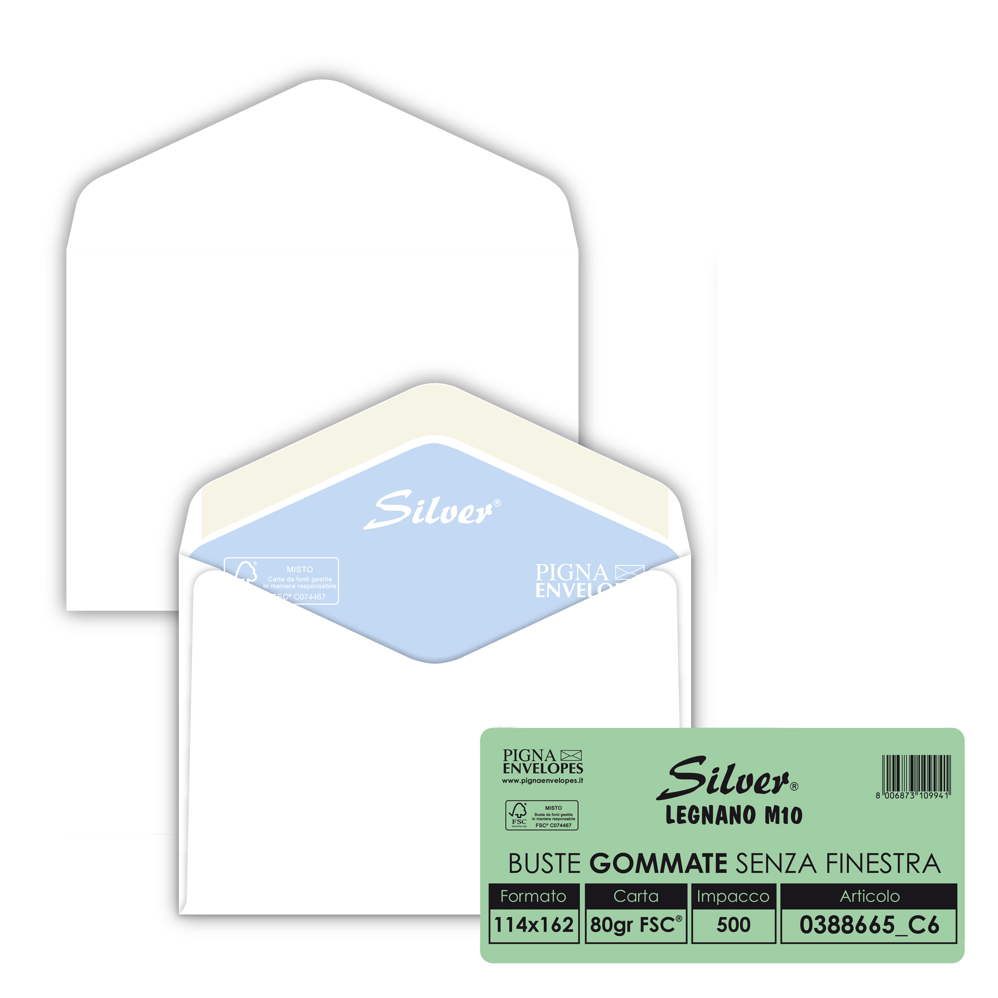 Busta Busta Silver FSC - senza finestra - …
