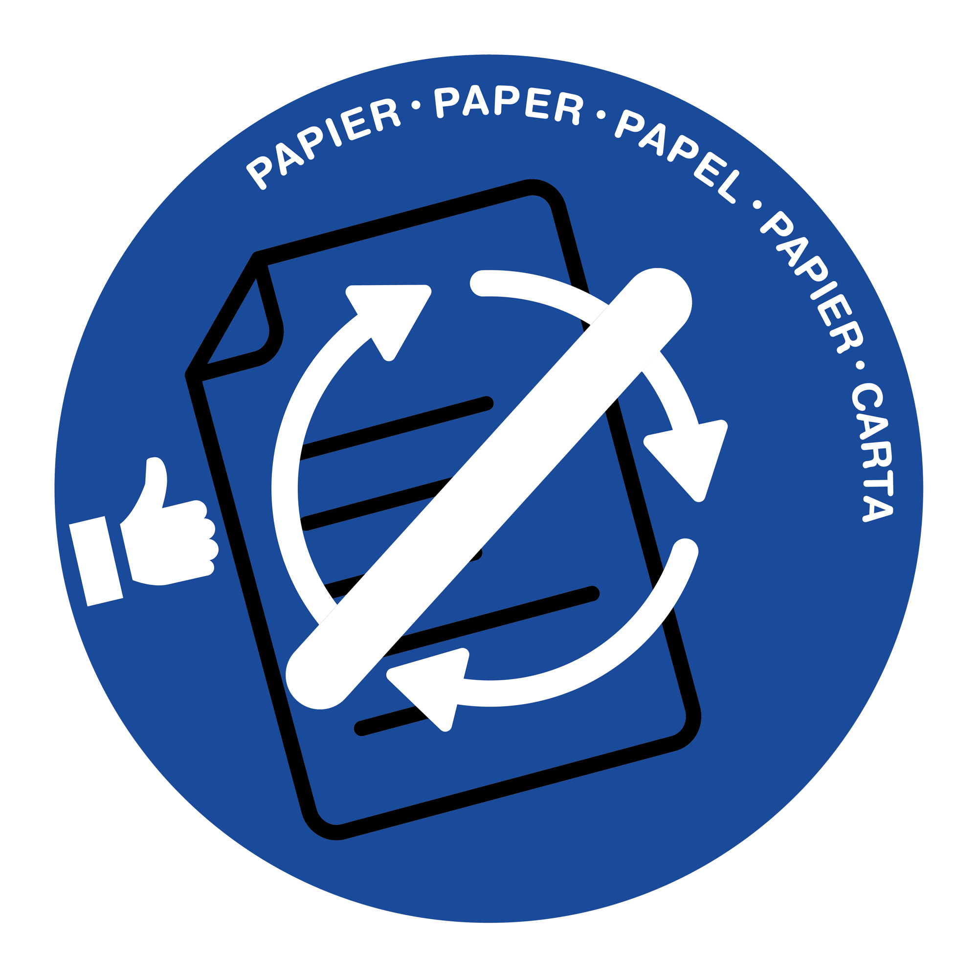 Coperchio raccolta carta - per cestino 133R - …