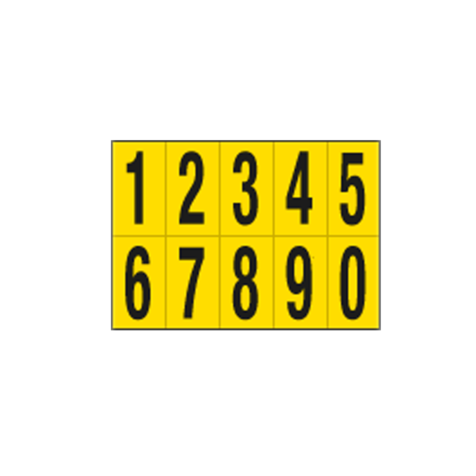Numeri adesivi da 0 a 9 - in …