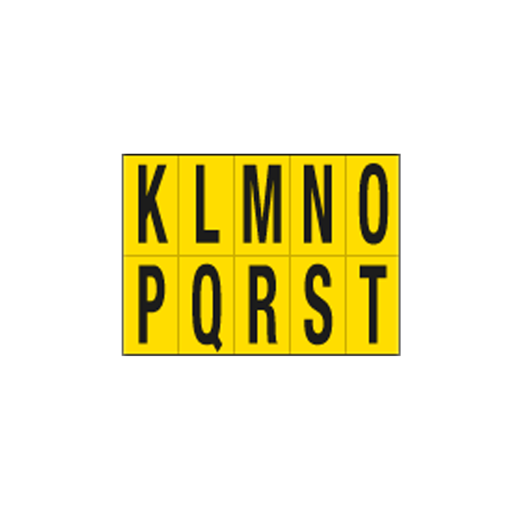 Lettere adesive da K a T - in …
