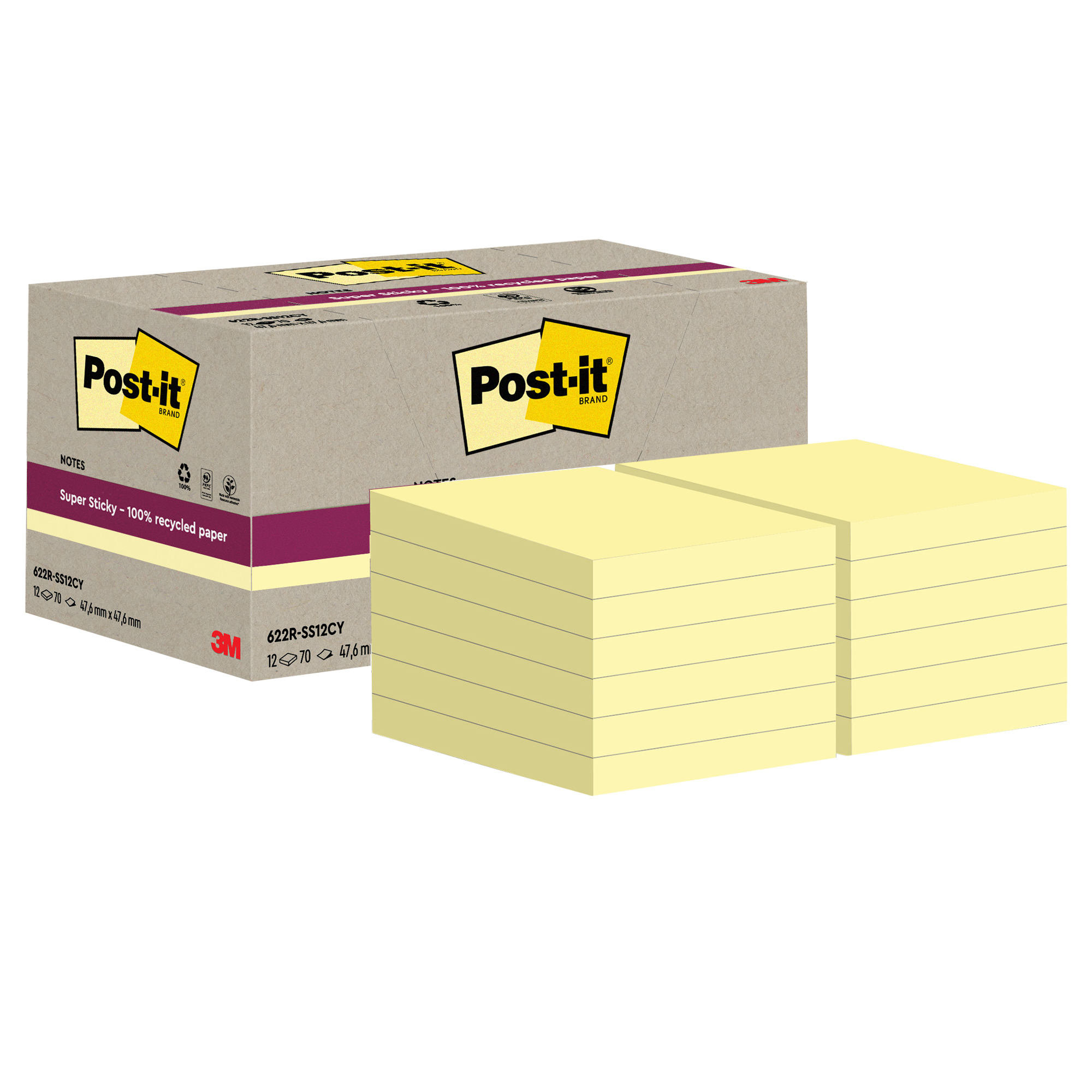 Blocco foglietti Post-it SuperSticky Green - 622R-SSCY - …