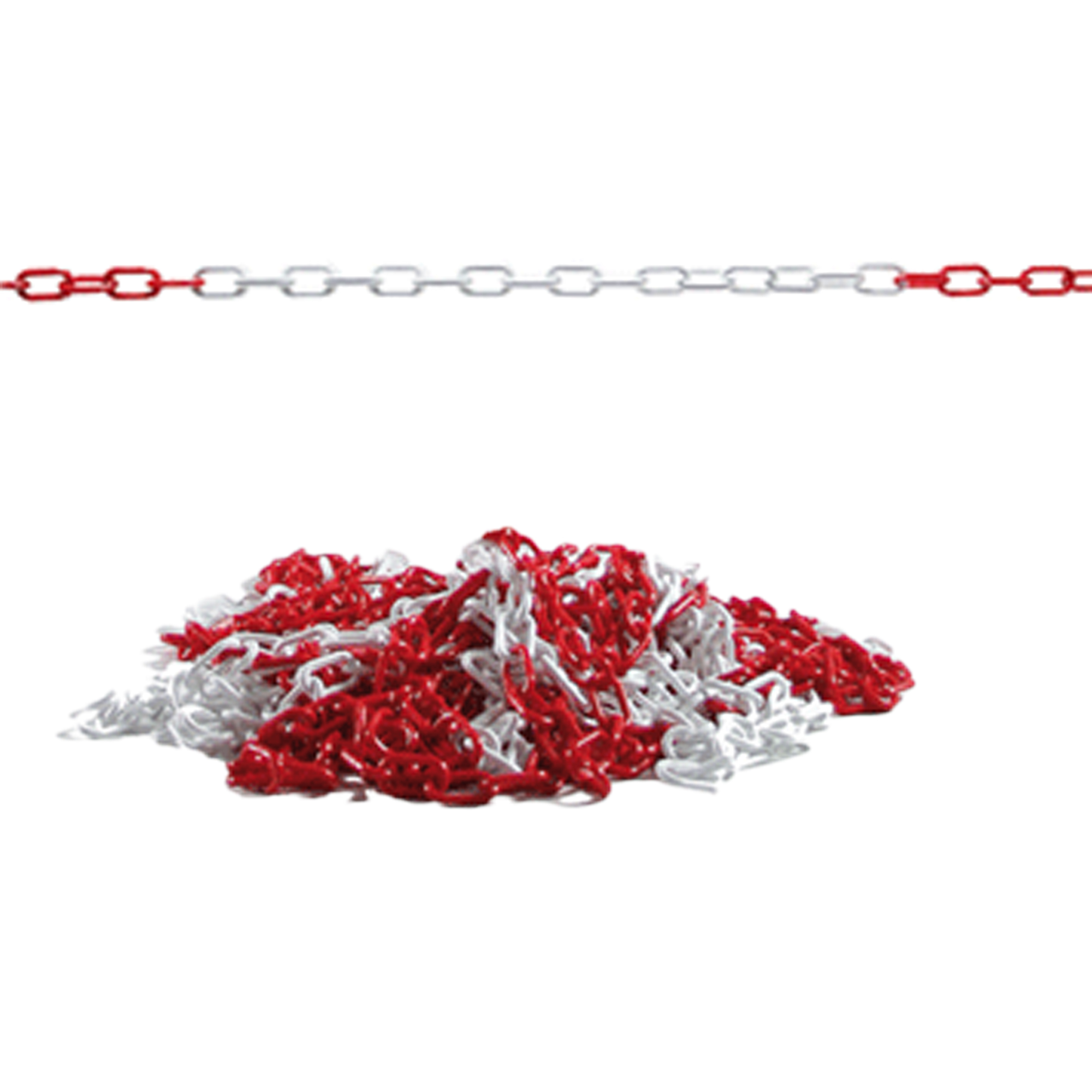 Catena segnaletica - 25 m - materiale plastico …
