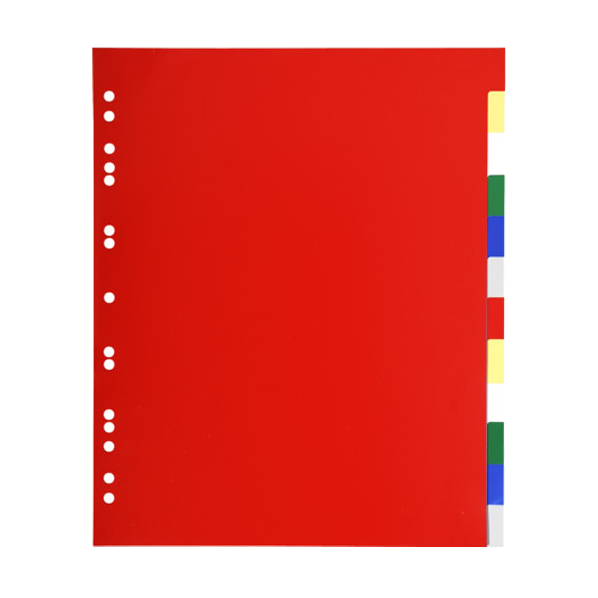 Separatore neutro a 12 tacche - PP - colori assortiti - A4 Maxi - Exacompta