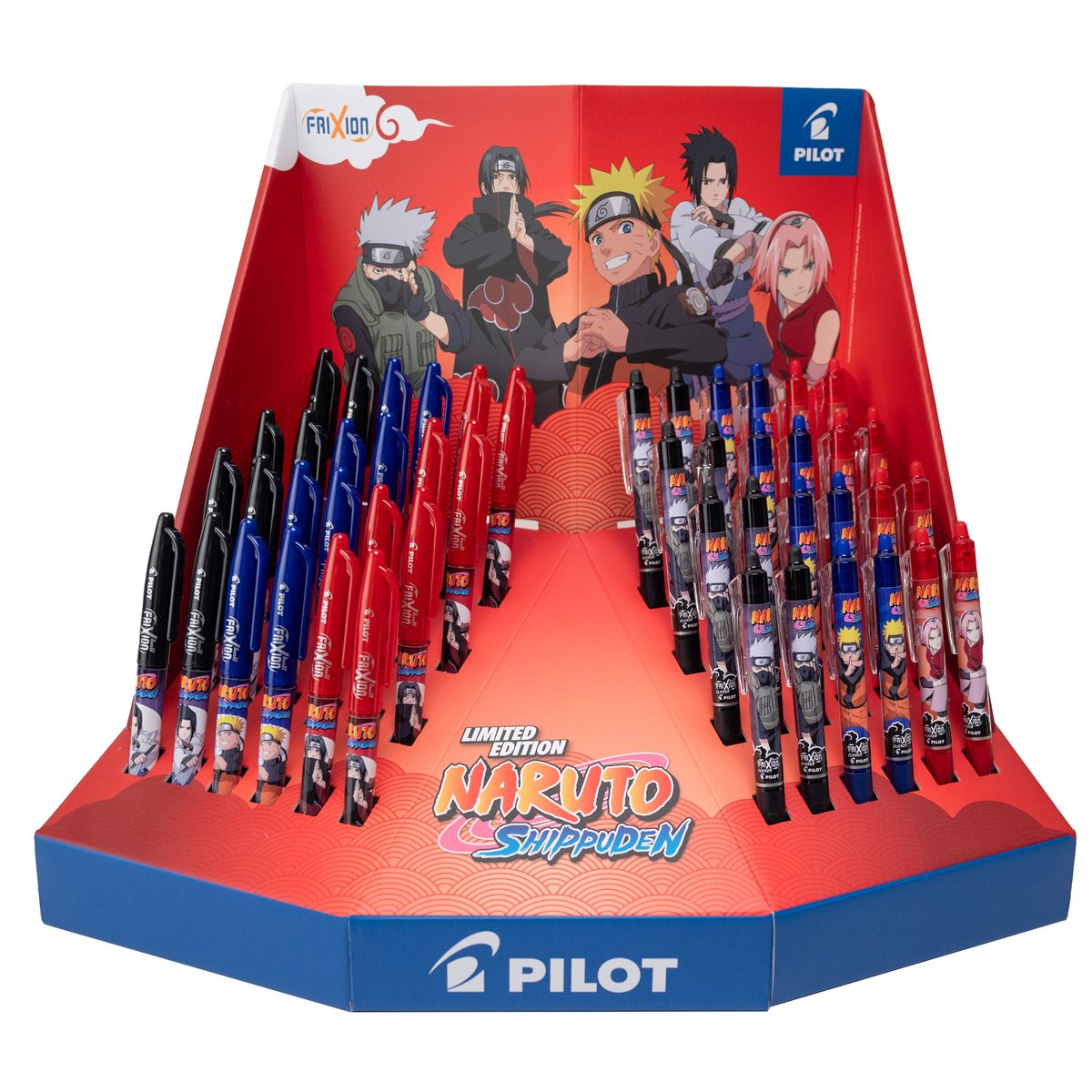 Frixion Ball e Clicker Naruto - colori assortiti …