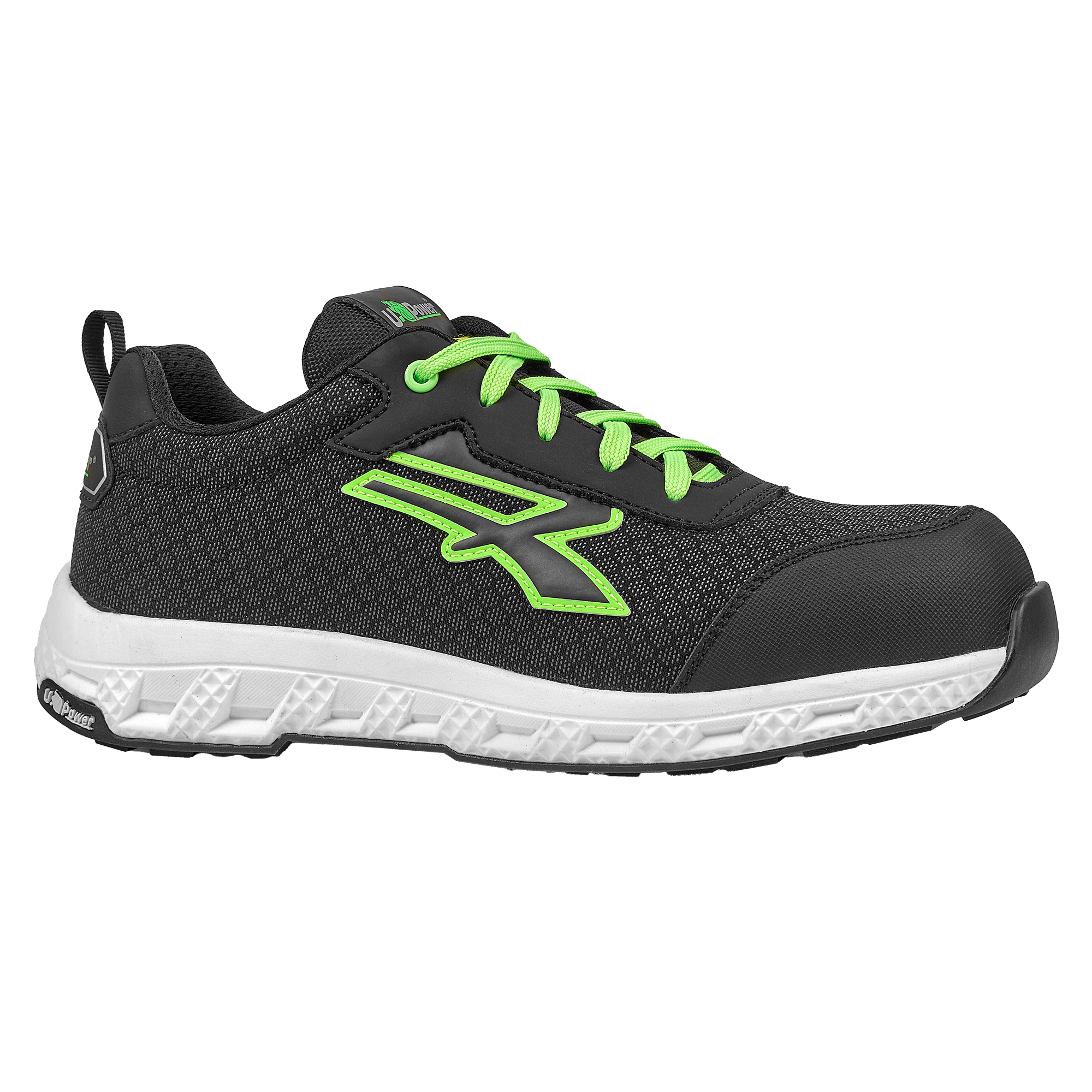 Calzatura di sicurezza Mitch Red Ego S3S ESD - numero 44 - nero/verde - U-Power