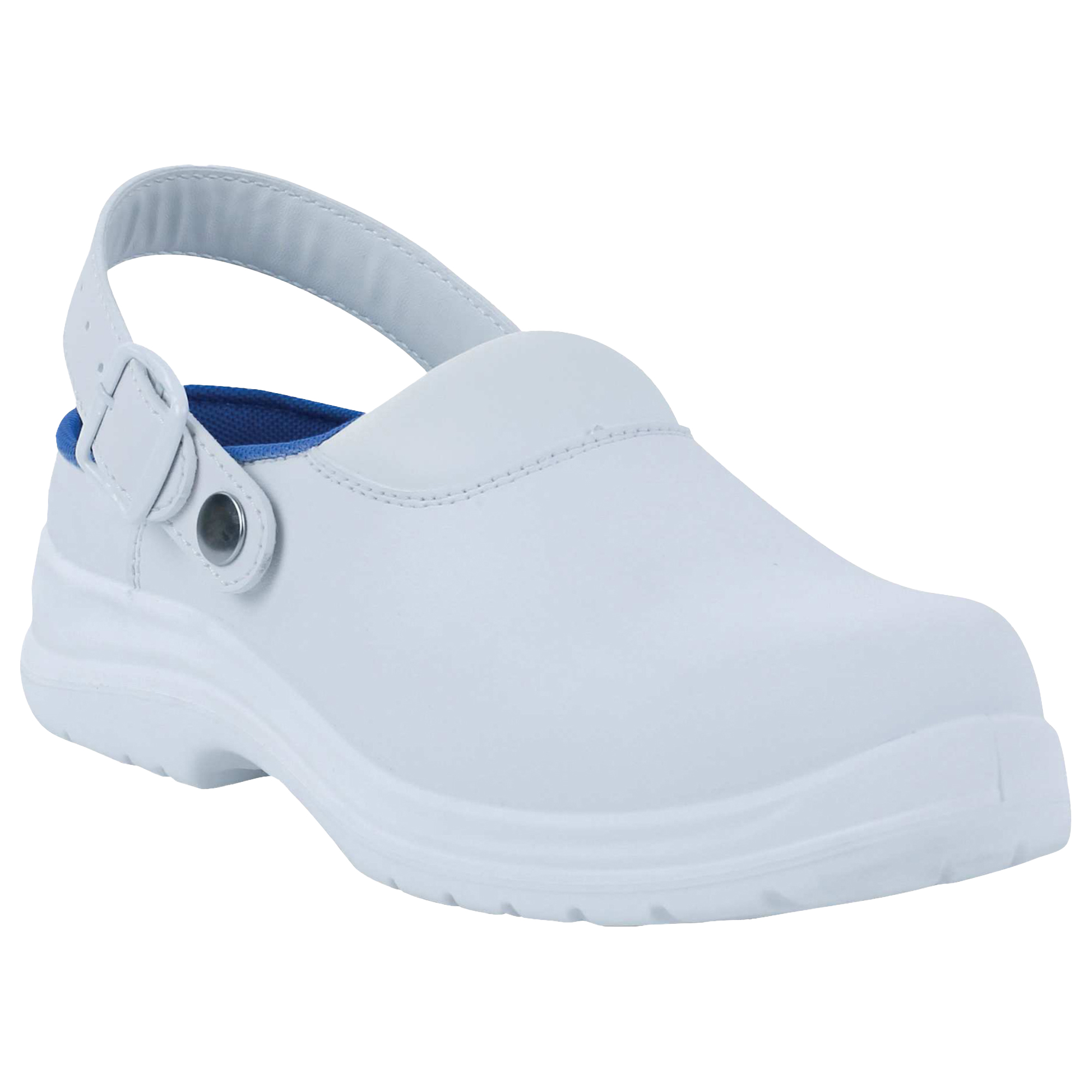 Calzatura sabot Maubec 4 SB FO EA SR - microfibra - numero 46 - bianco - Deltaplus