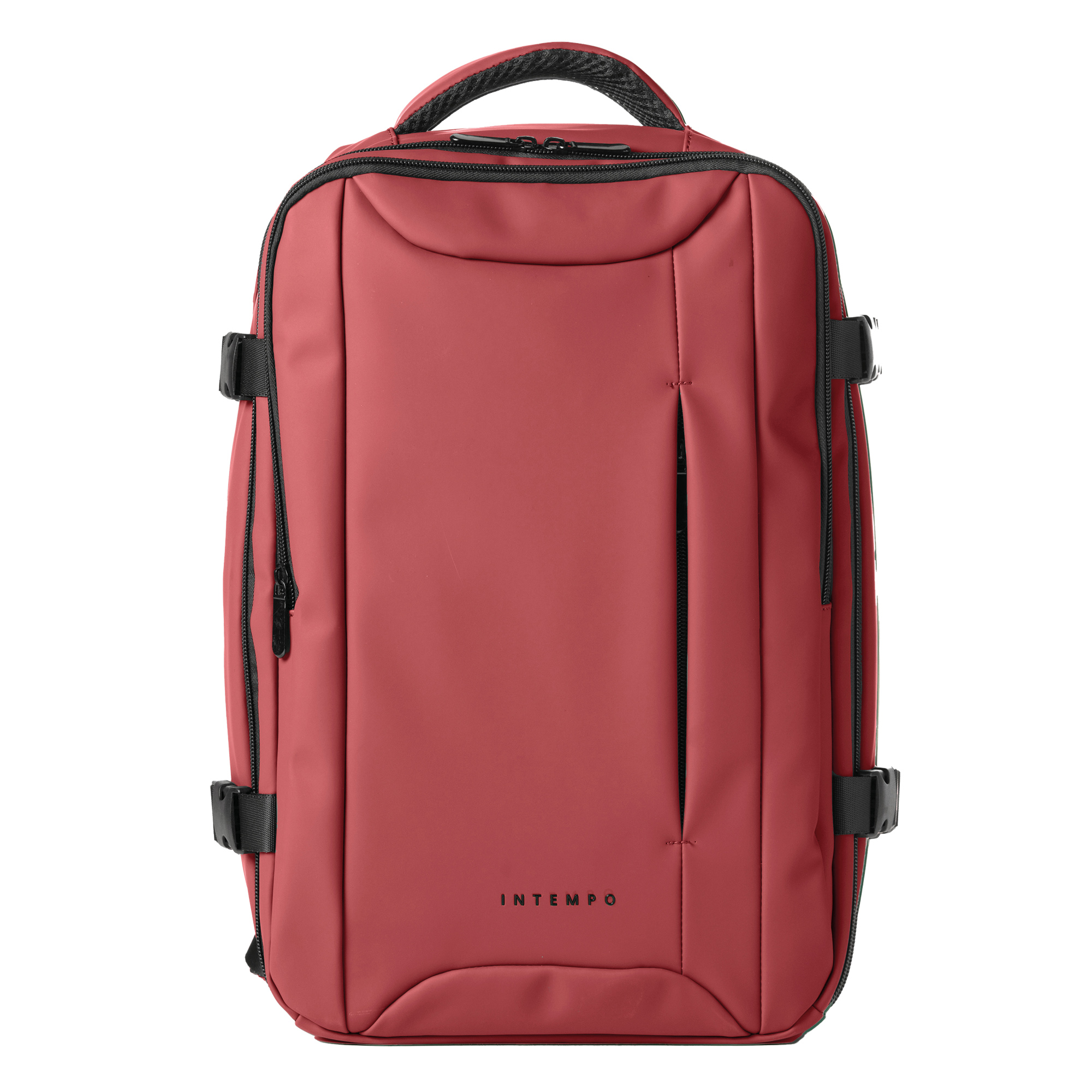 Zaino Cabin Bag Drop2Go - 25 x 20 x 40 cm - gomma - bordeaux - In Tempo
