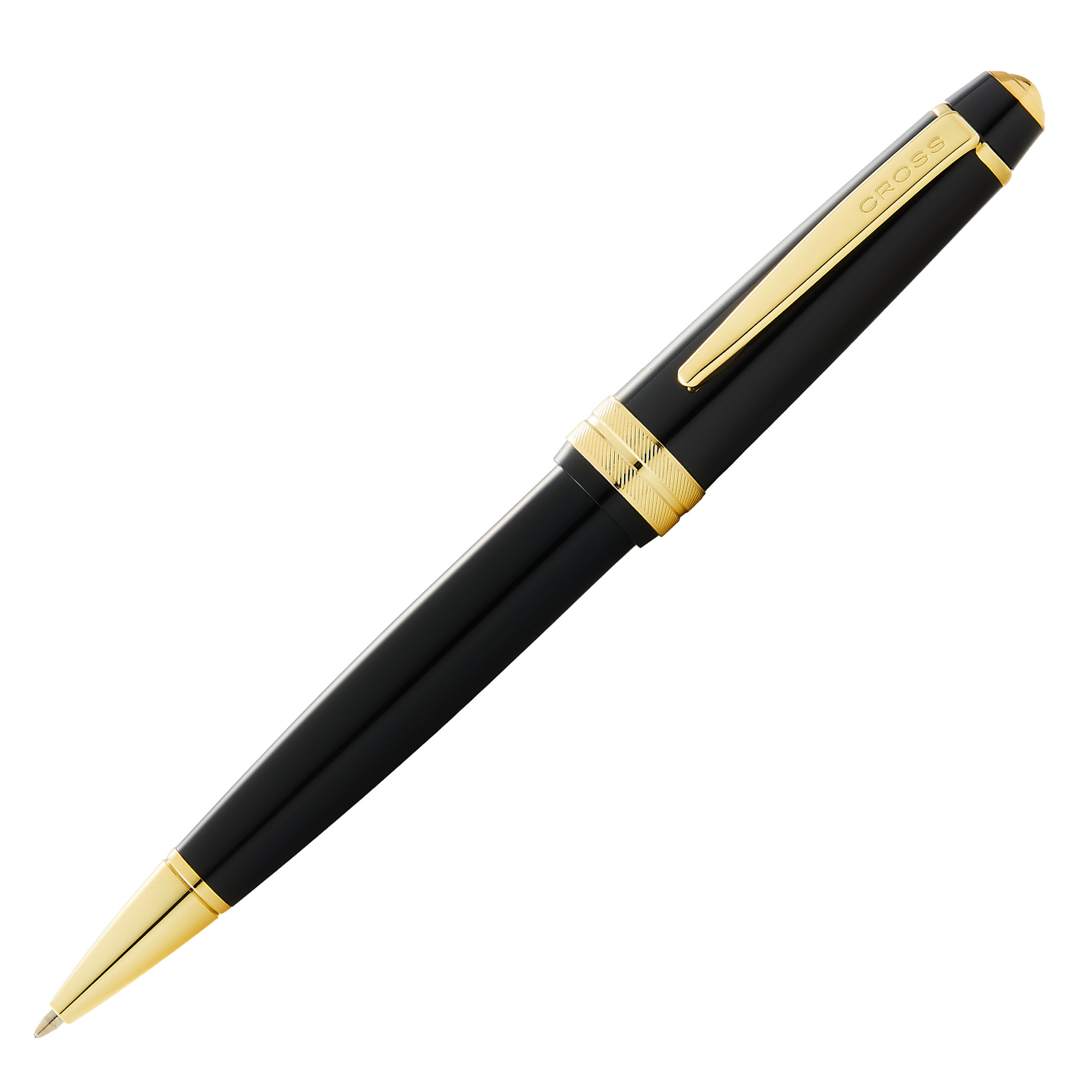 Penna sfera Bailey Light - punta F - fusto nero/oro - Cross