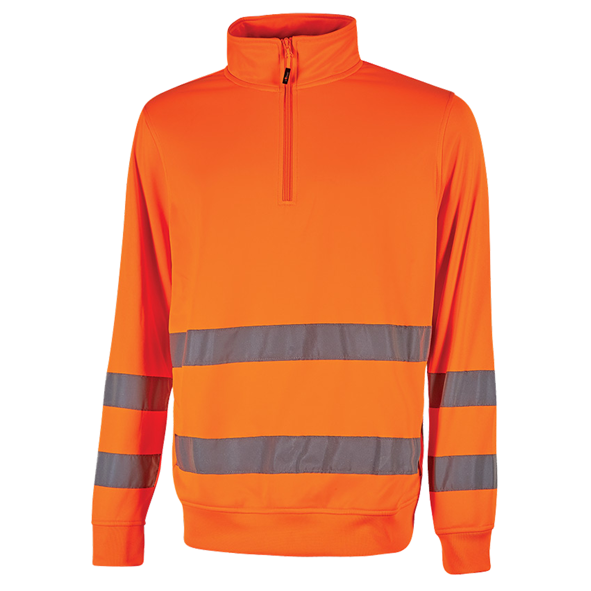 Felpa alta visibilità Felis - mezza zip - taglia XXL - arancio fluo - U-Power