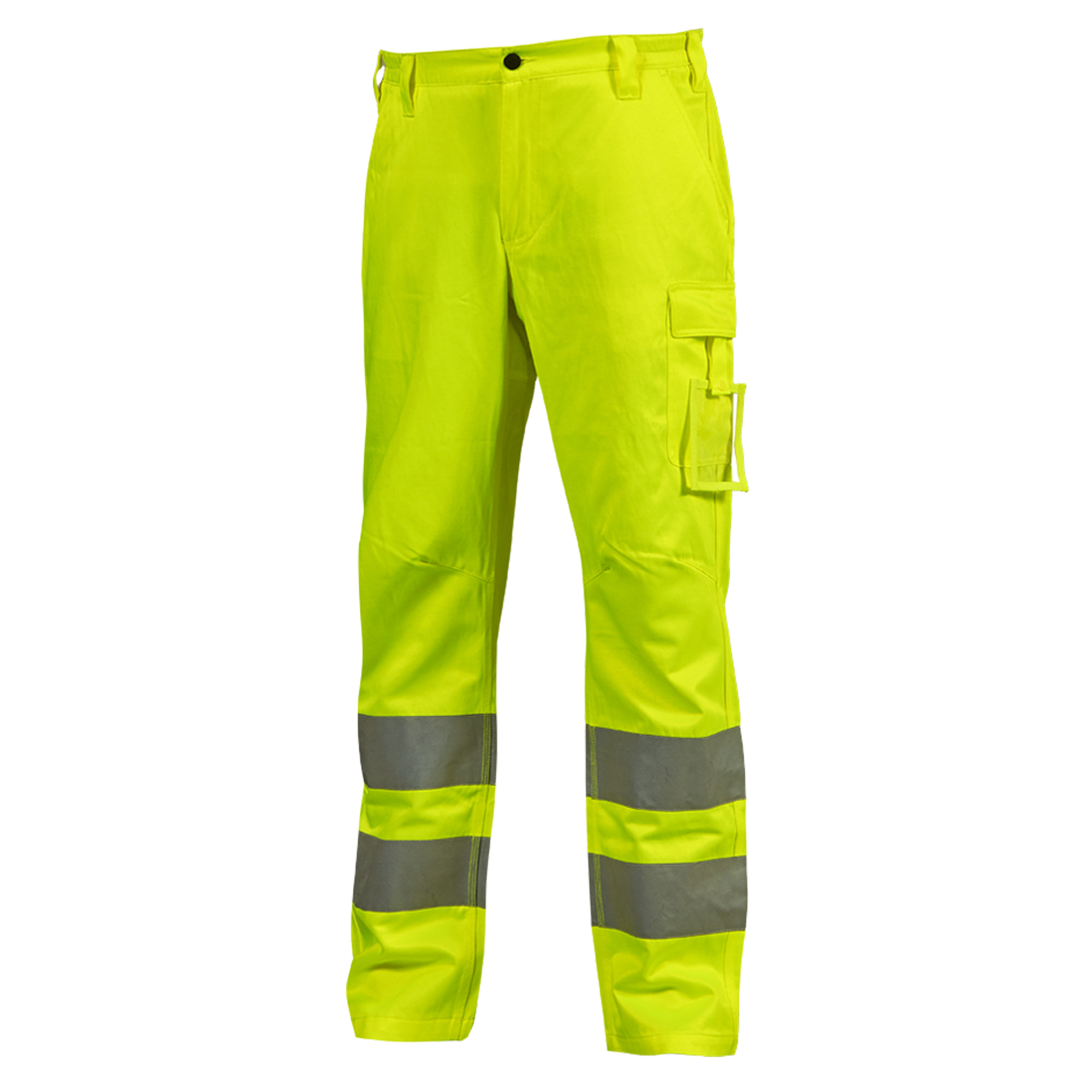 Pantaloni alta visibilità Vega - taglia M - giallo fluo - U-Power