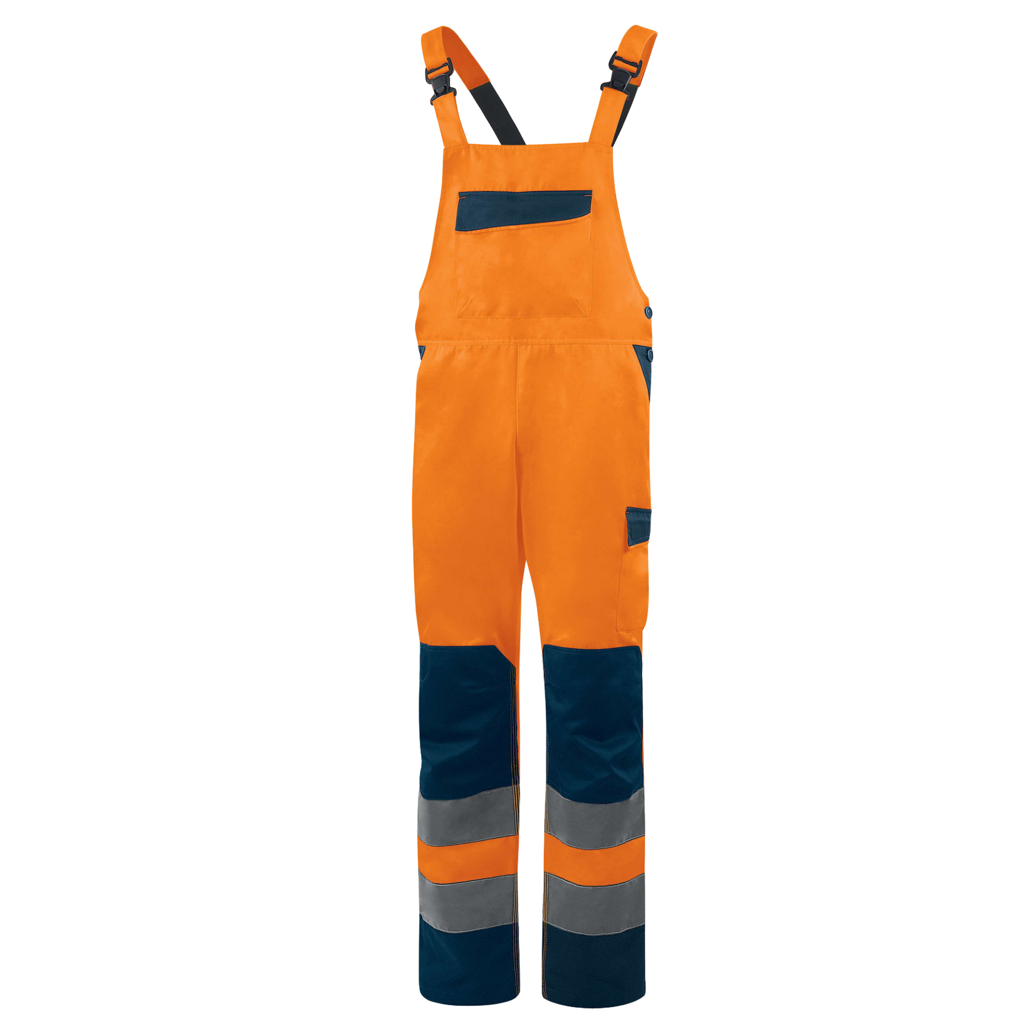 Salopette alta visibilità M1SA2HV - taglia M - arancio fluo - Deltaplus