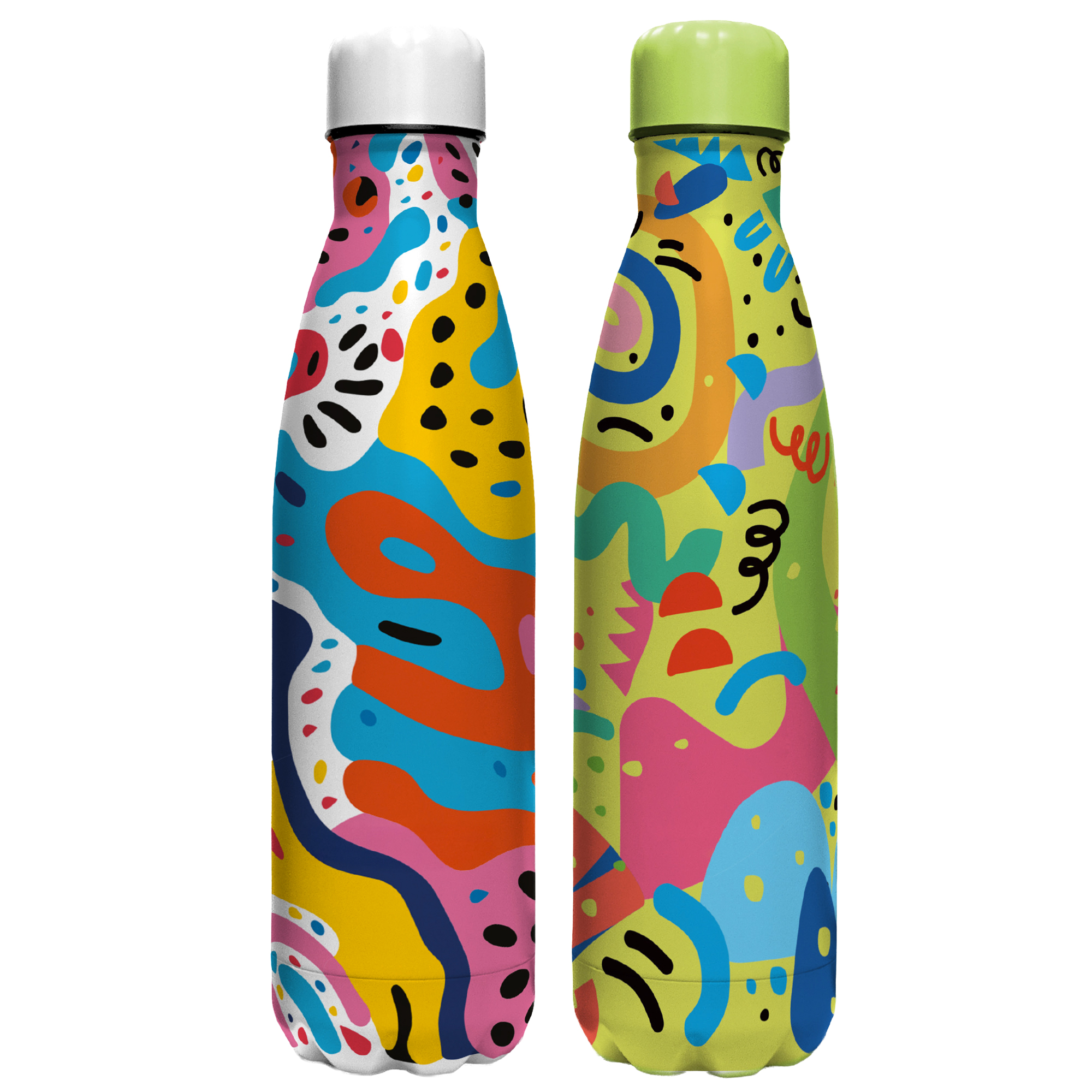 Borraccia termica Look 500ml fantasie in rilievo 4D …
