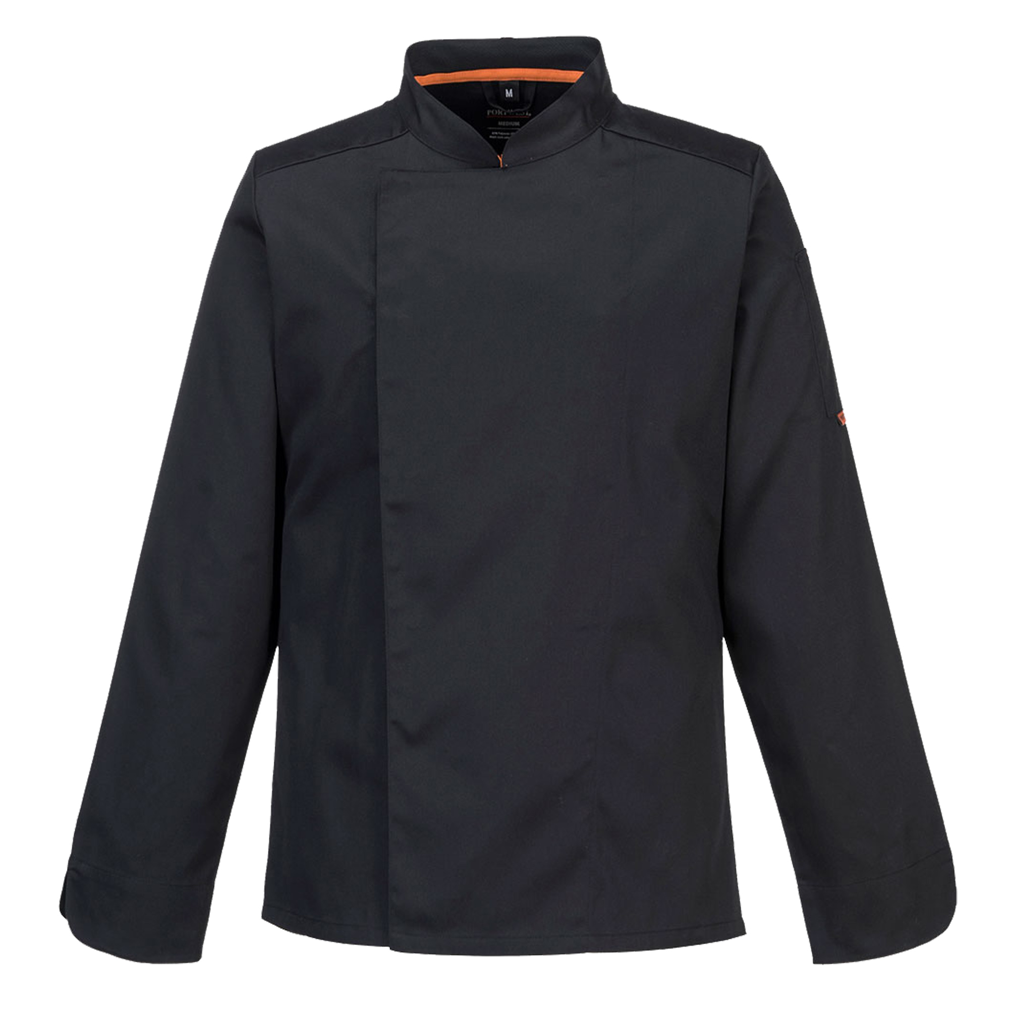Giacca cuoco MeshAir Pro - maniche lunghe - taglia M - nero - Portwest
