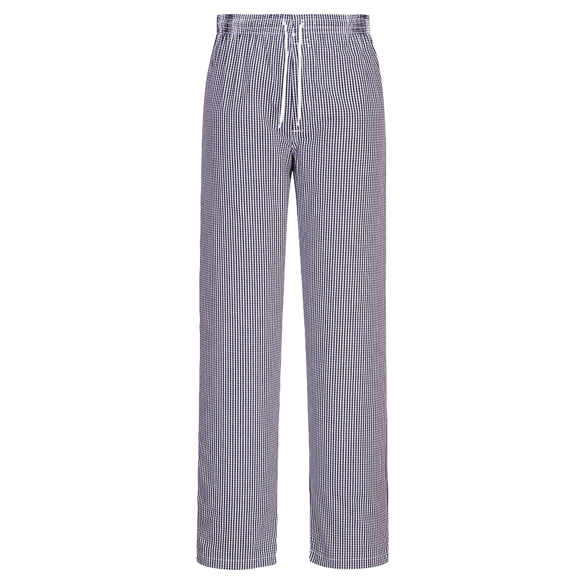 Pantaloni da cuoco Bromley tg XL quadretti neri Portwest
