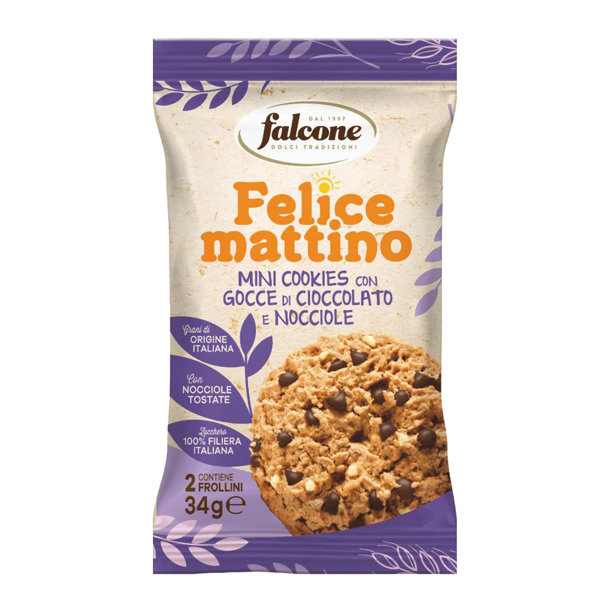Mini cookies con gocce di cioccolato e nocciole …
