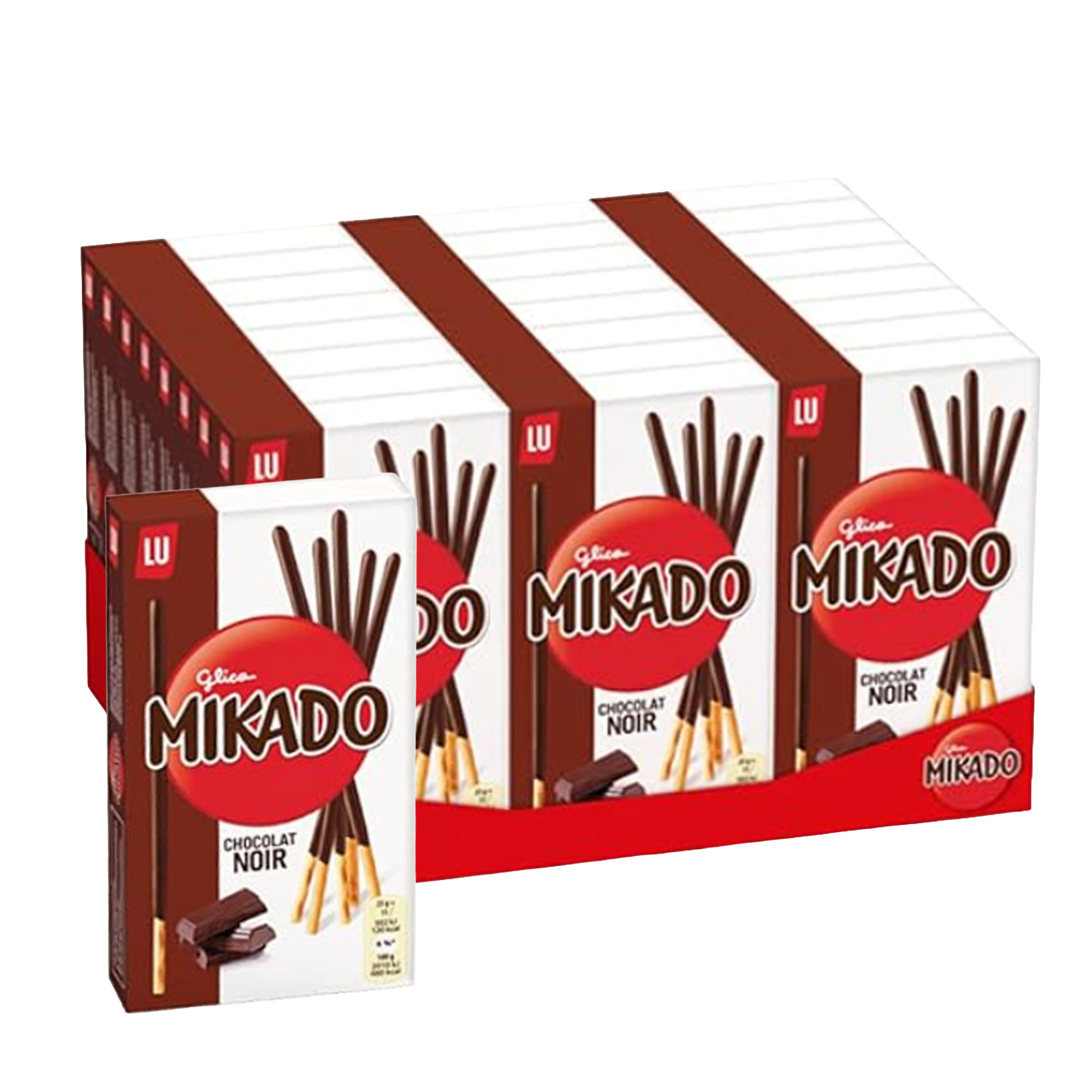 Confezione 24 MIKADO fondente monoporzione da 39gr Saiwa - prodotto stagionale