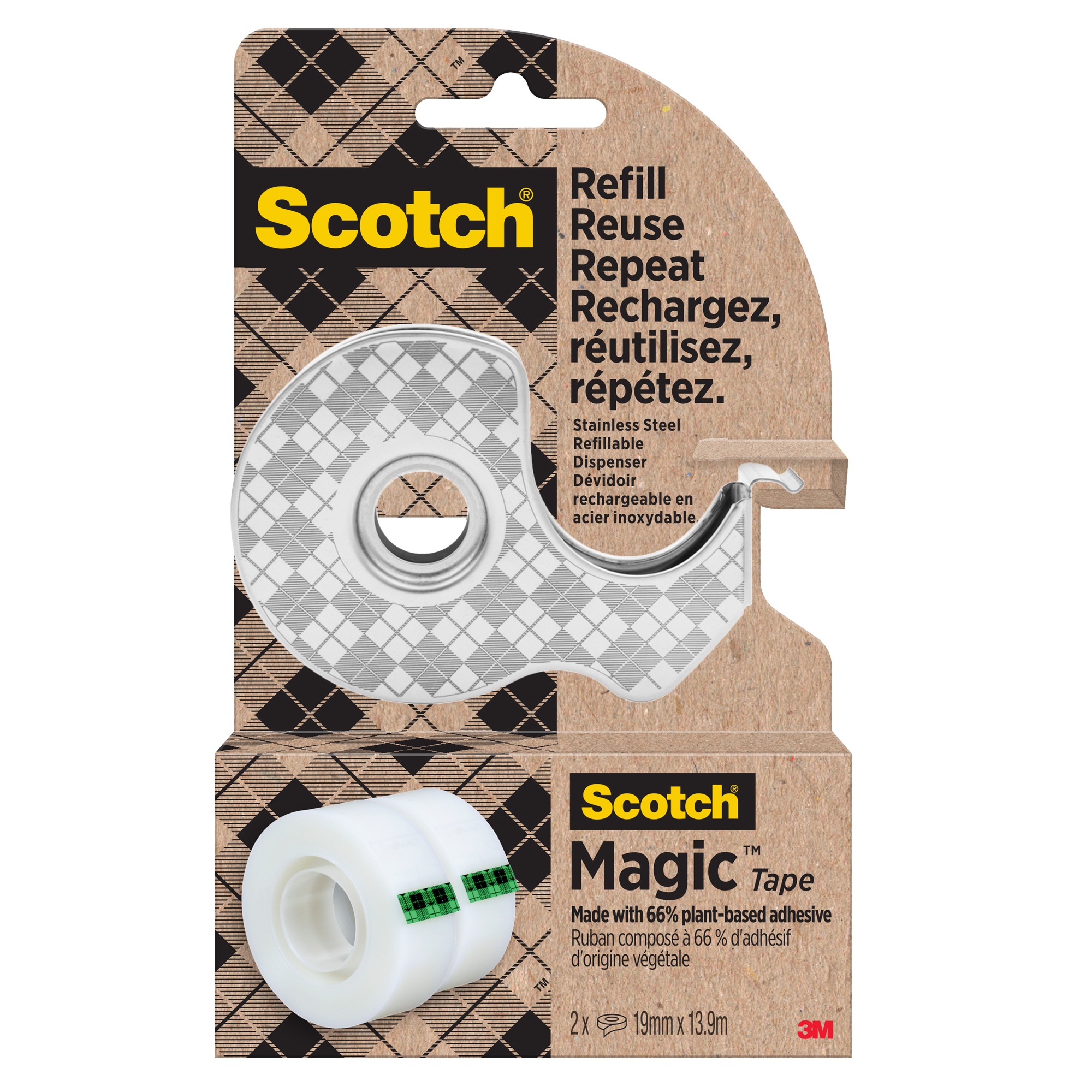 Dispenser di nastro adesivo - 2 rotoli Scotch …