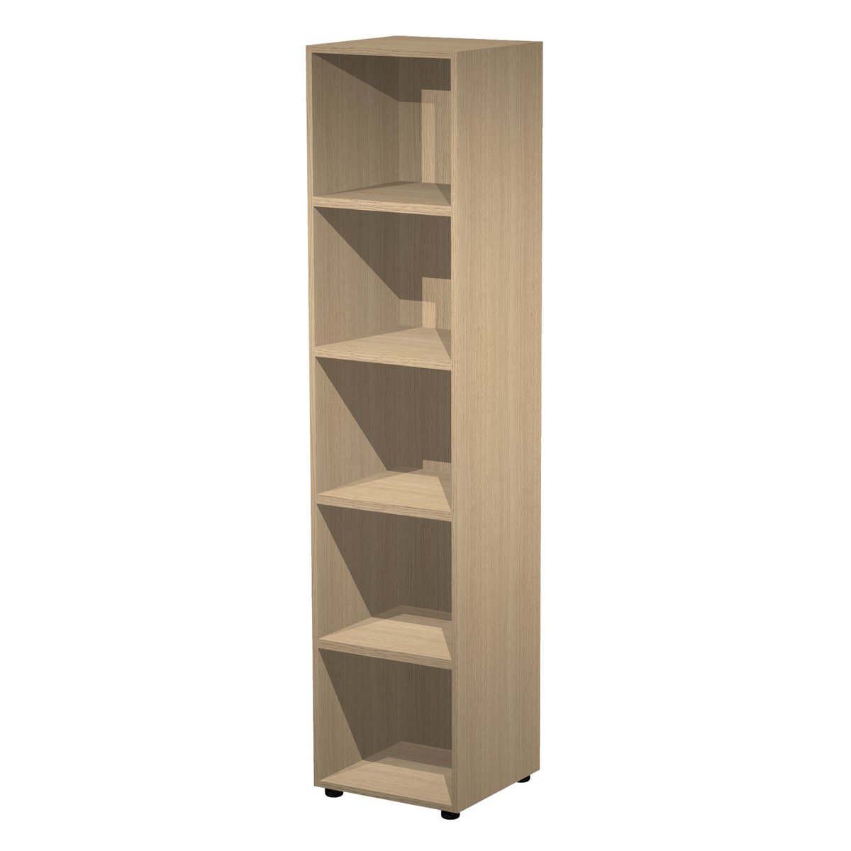 Armadio modulare a giorno 45x44cmxH200cm rovere