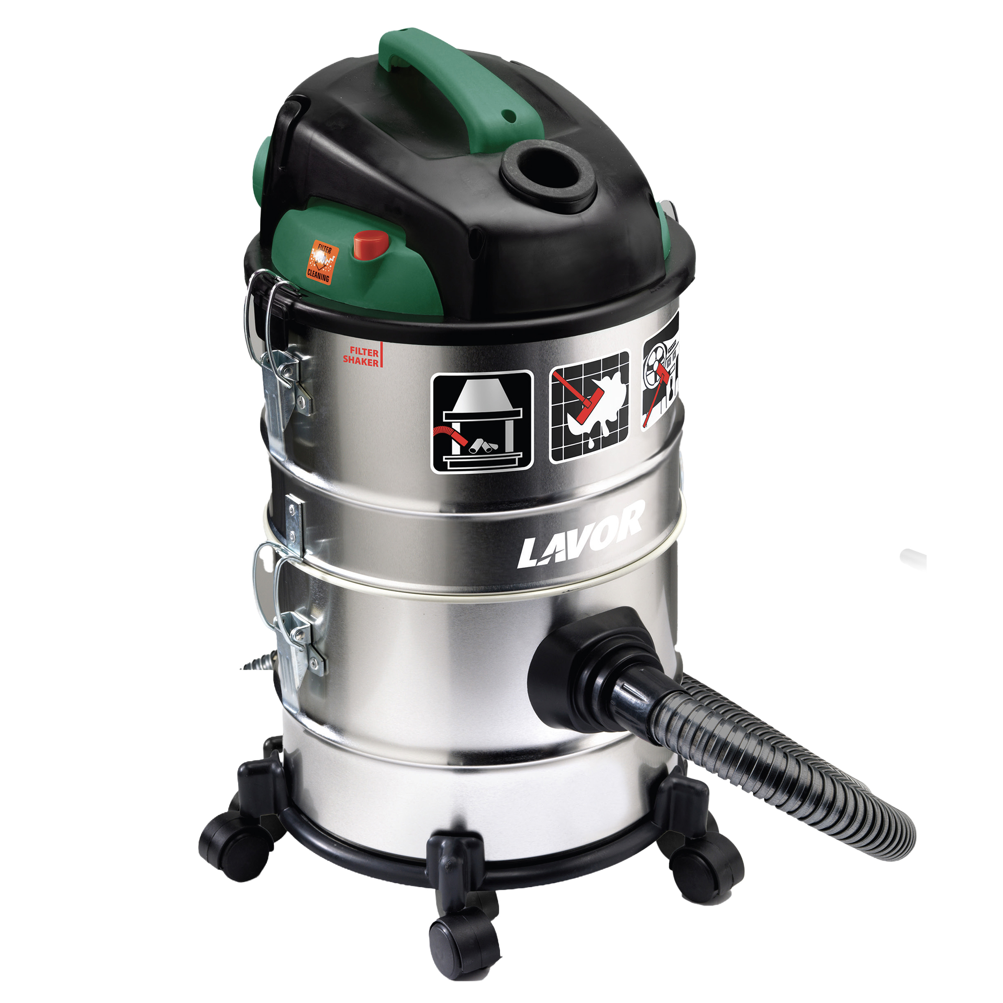 Aspiratore multifunzione ASHLEY KOMBO GREEN 4in1 capacitA' 14+14Lt Lavor