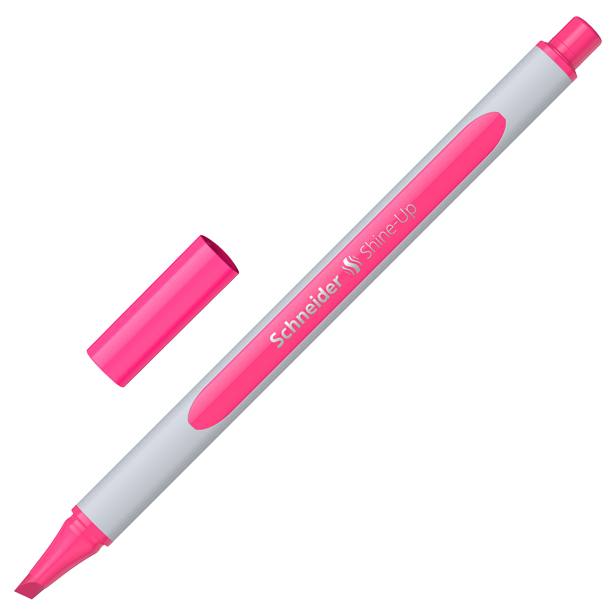 Evidenziatore Shine-Up - punta a scalpello - rosa - Schneider