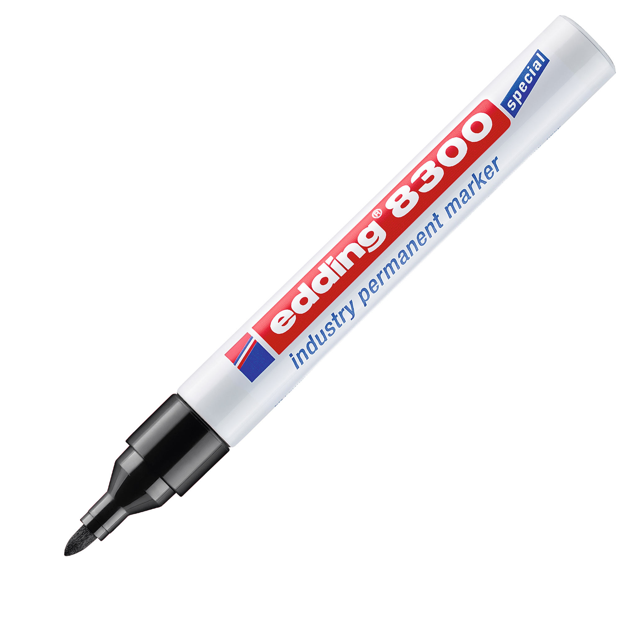 Marcatore industriale permanente Edding 8300 nero