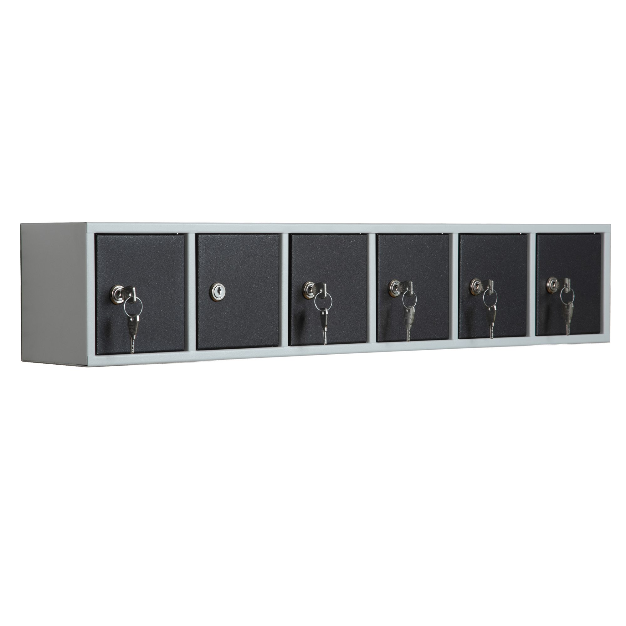 Casellario componibile Annabox 6 porte grigio/antracite Metalpus