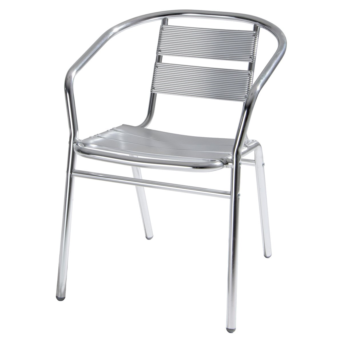 Sedia attesa in alluminio 54x59x74cm Verdelook