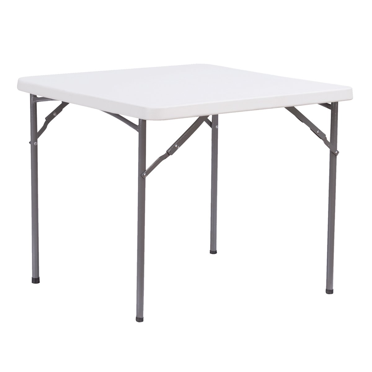 Tavolo Horeca quadrato bianco in HDPE 86x86x74cm Verdelook