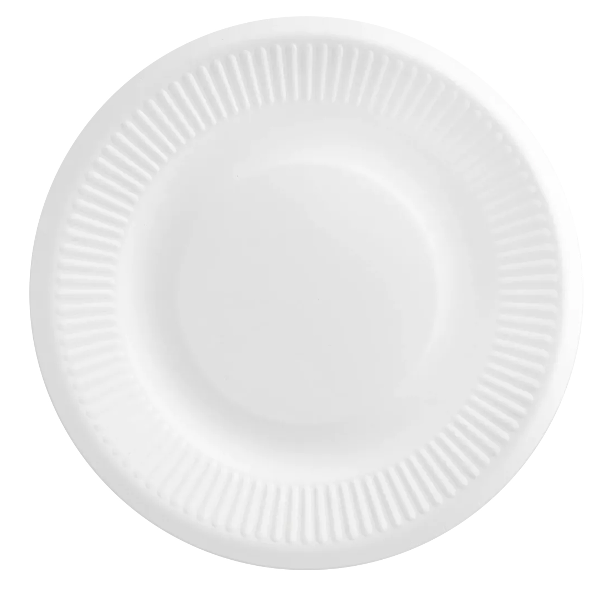 Conf 125 Piatti compostabili Light D18cm bianco Signor Bio