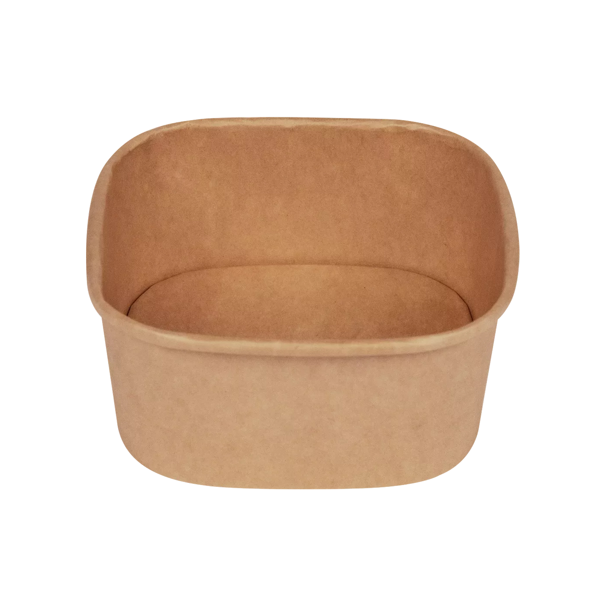 Conf 50 Bowl quadrate 600ml 13x13cm avana Signor Bio