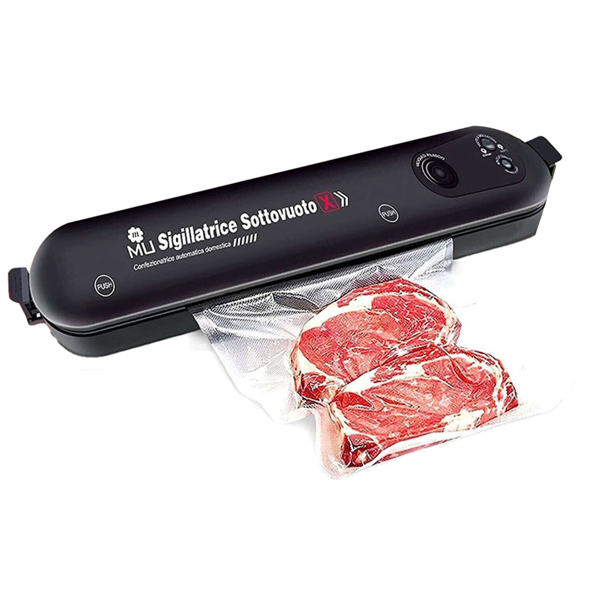 Sigillatrice per alimenti sottovuoto - nero - portatile …