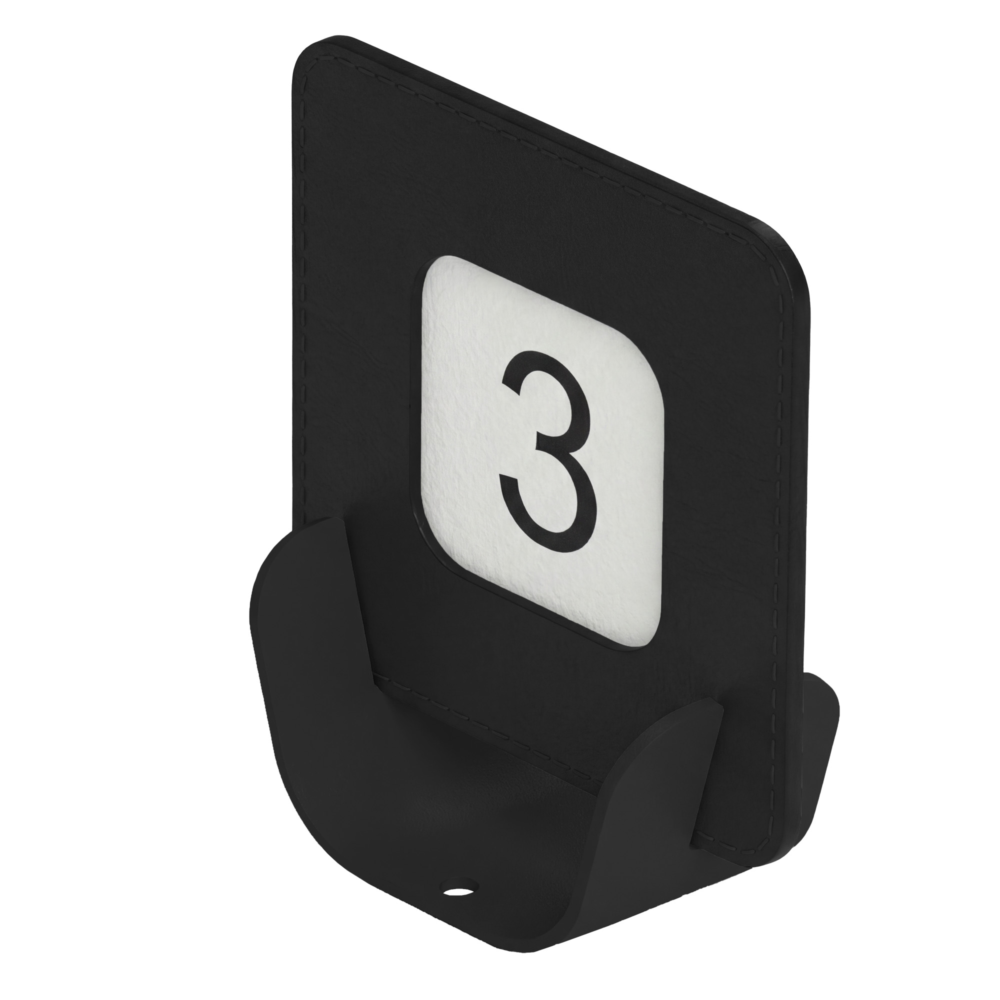 Porta QR code segnaposto METAL NERO 10x4x11,5 cm NERO Stilcasa