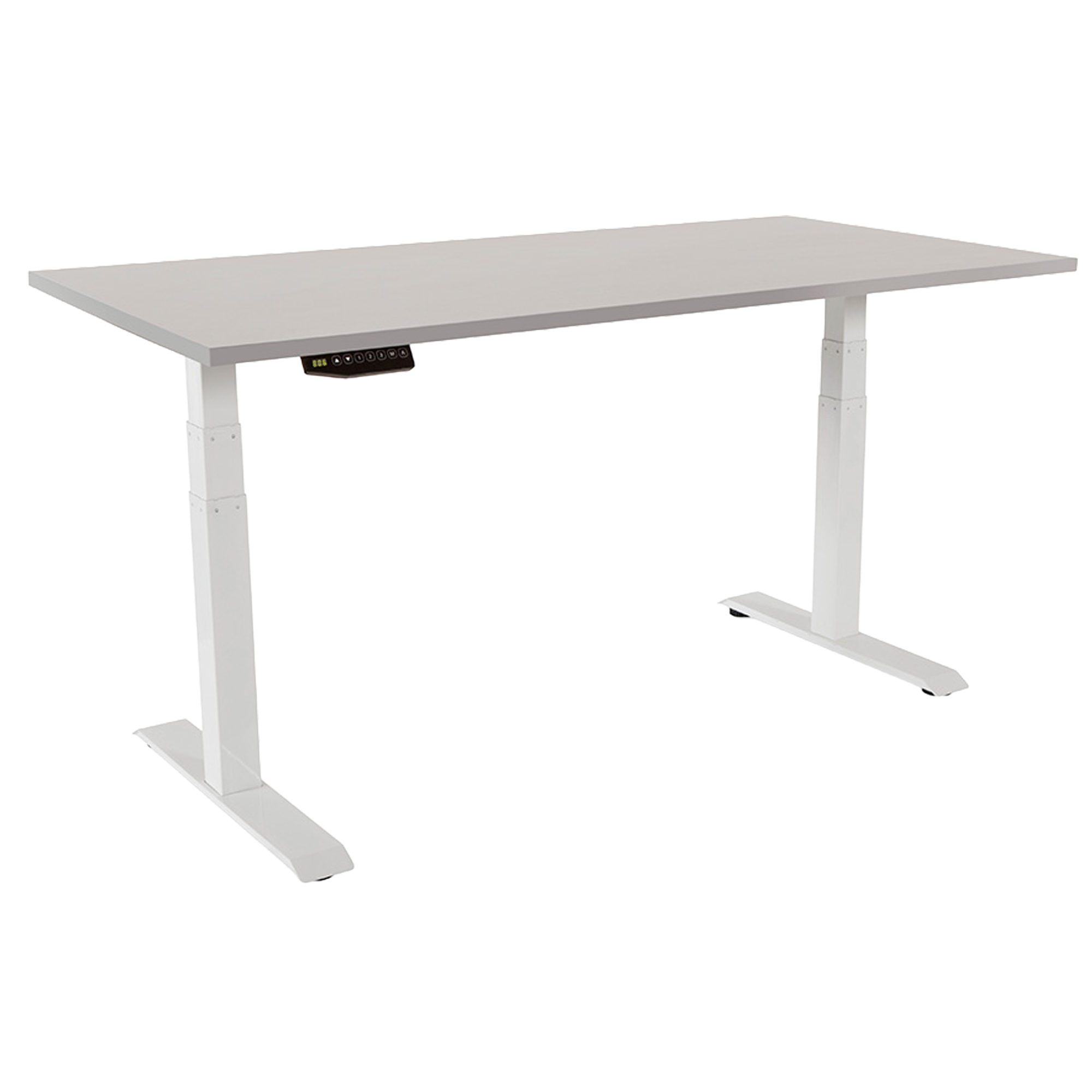 Scrivanie motorizzate regolabili in altezza 120x60x116cm Grigio