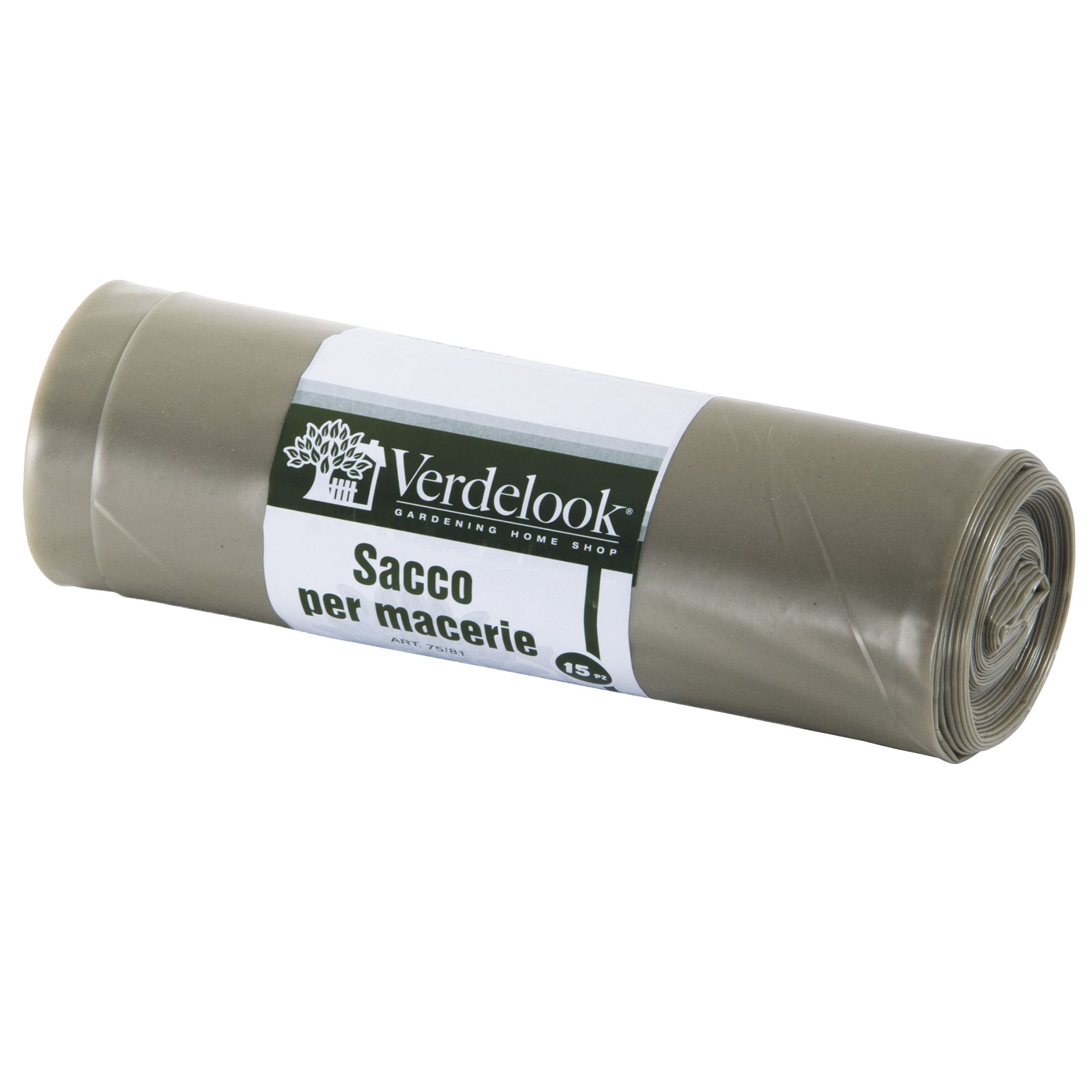 Conf 15 sacchi macerie in LDPE ambra 40x70cm 120mic Verdelook