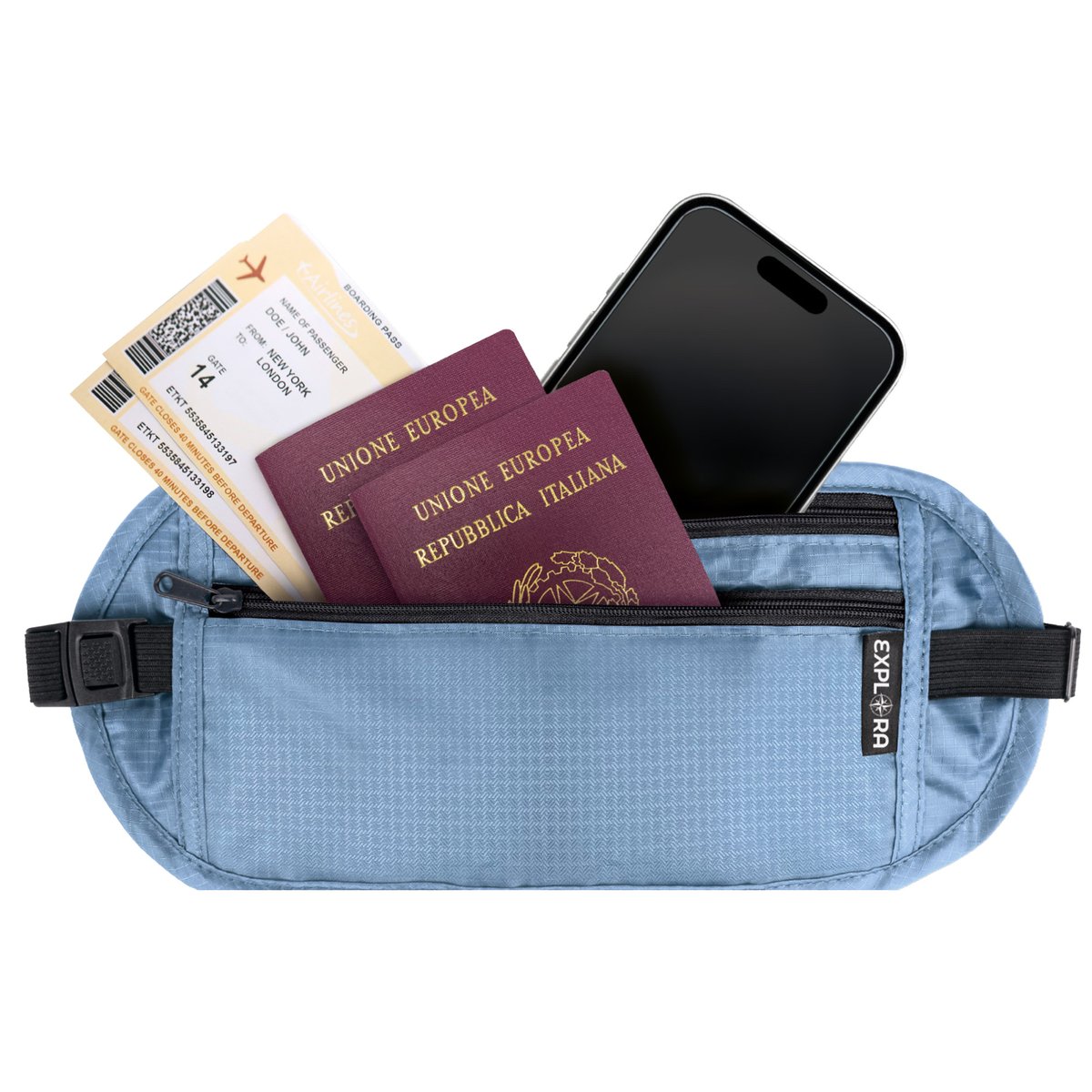 Occhiali di protezione 3M SecureFit™ 400 Scotchgard™ montatura blu/grigio SF407SGAF-BLU