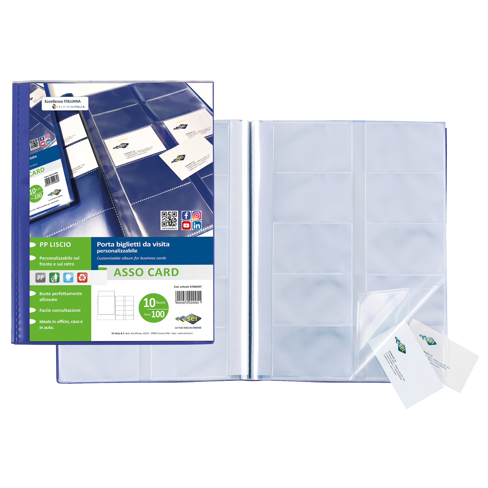 Porta biglietti da visita Asso Card - 21 …