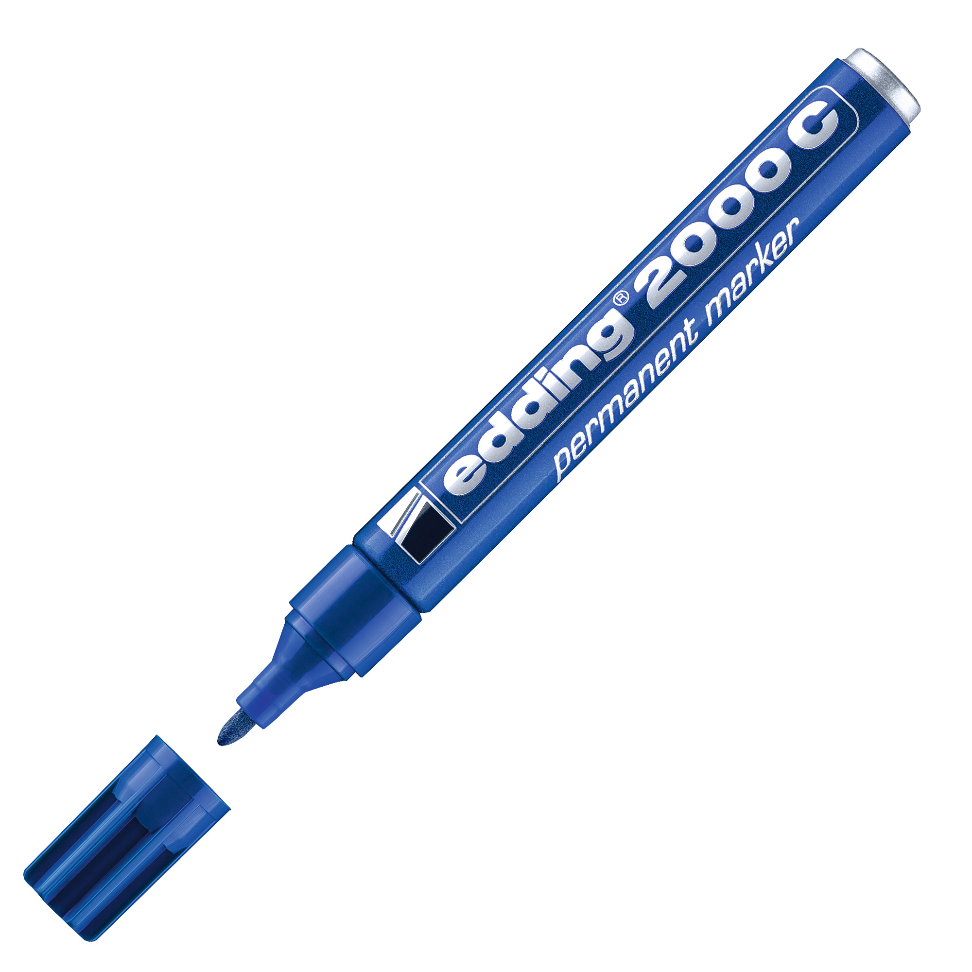 Marcatore permanente 2000C - punta conica - da 1,5 a 3 mm - blu - Edding