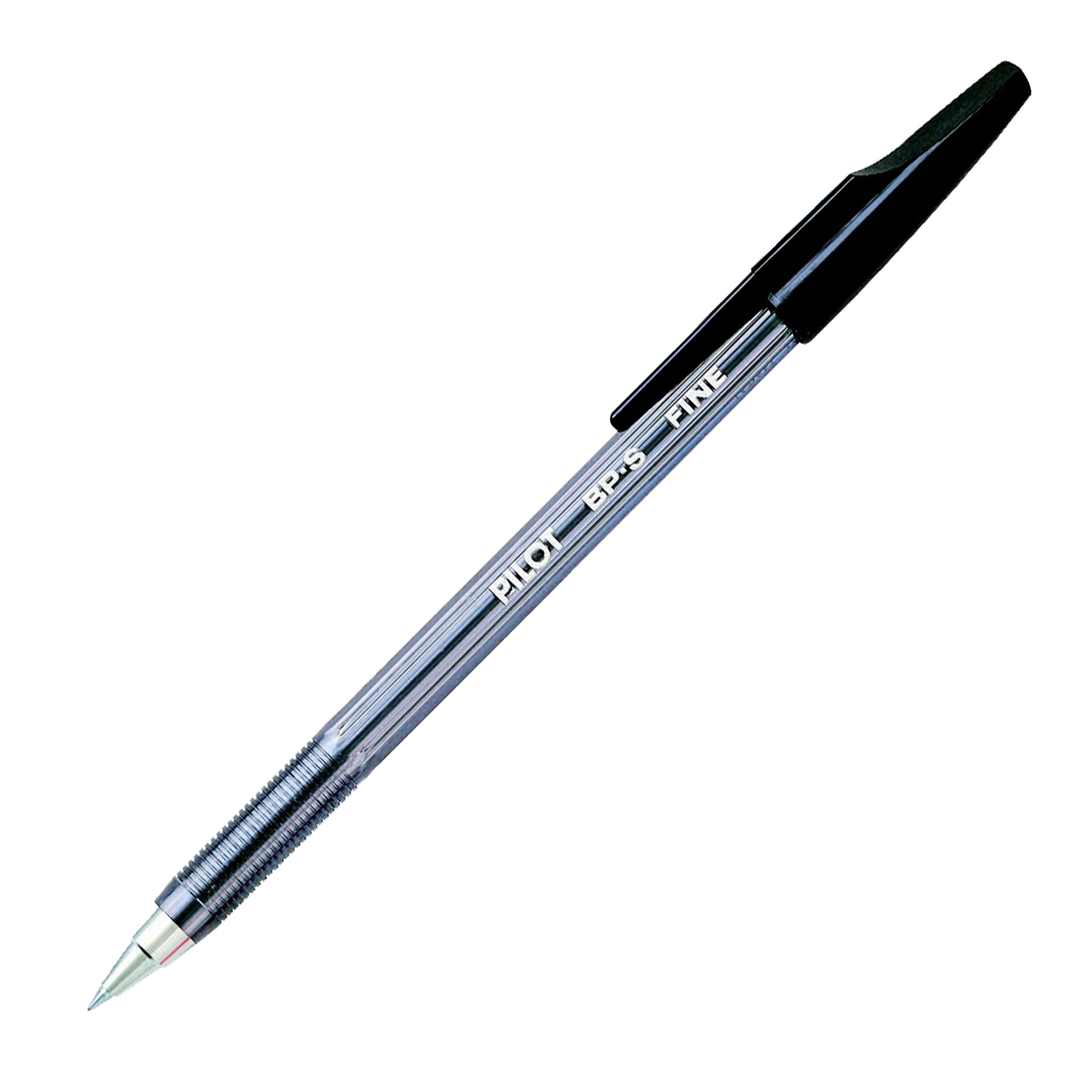 Penna a sfera con cappuccio BP S - punta fine 0,7 mm - nero - Pilot