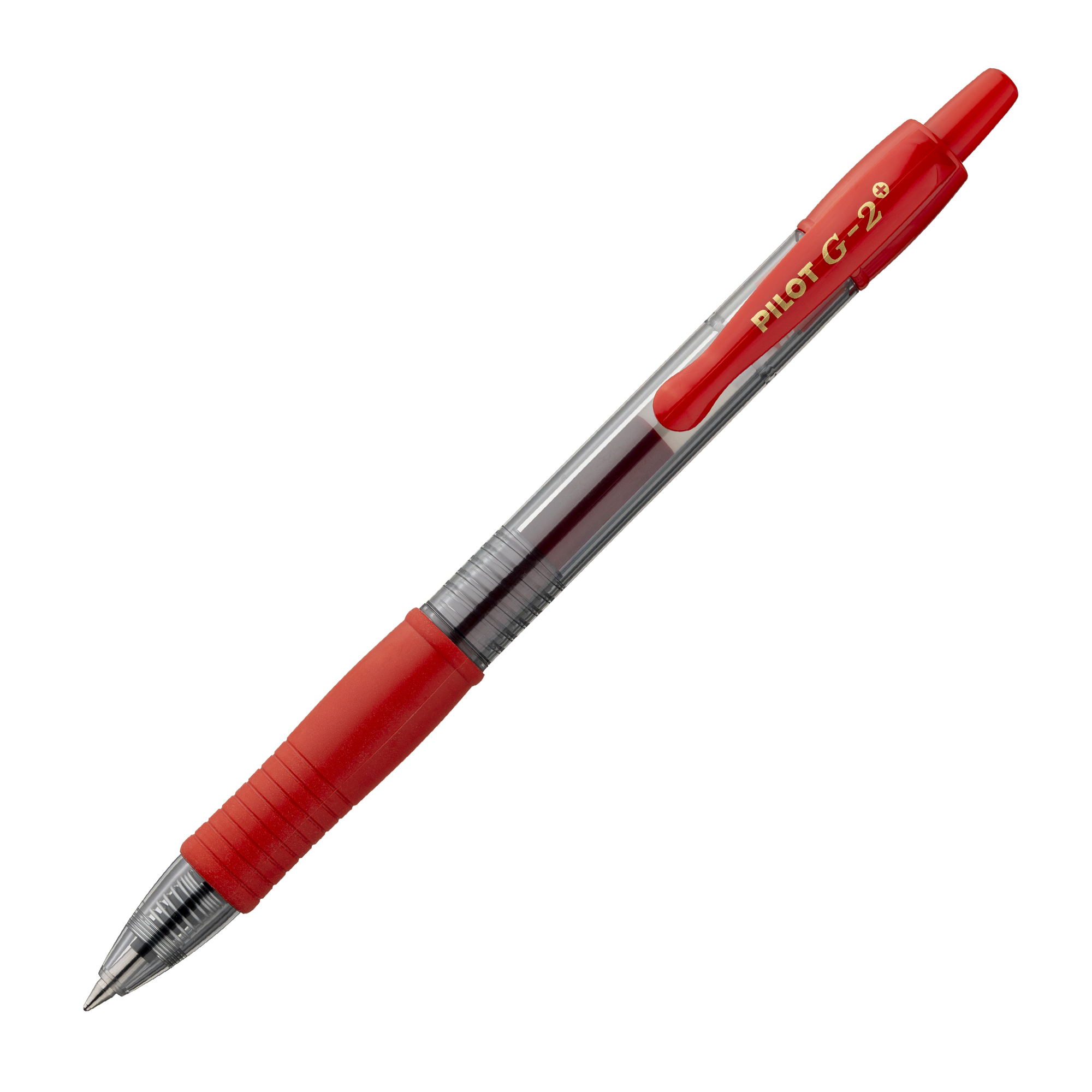 Roller gel a scatto G-2+ - punta 0,7mm - rosso - Pilot