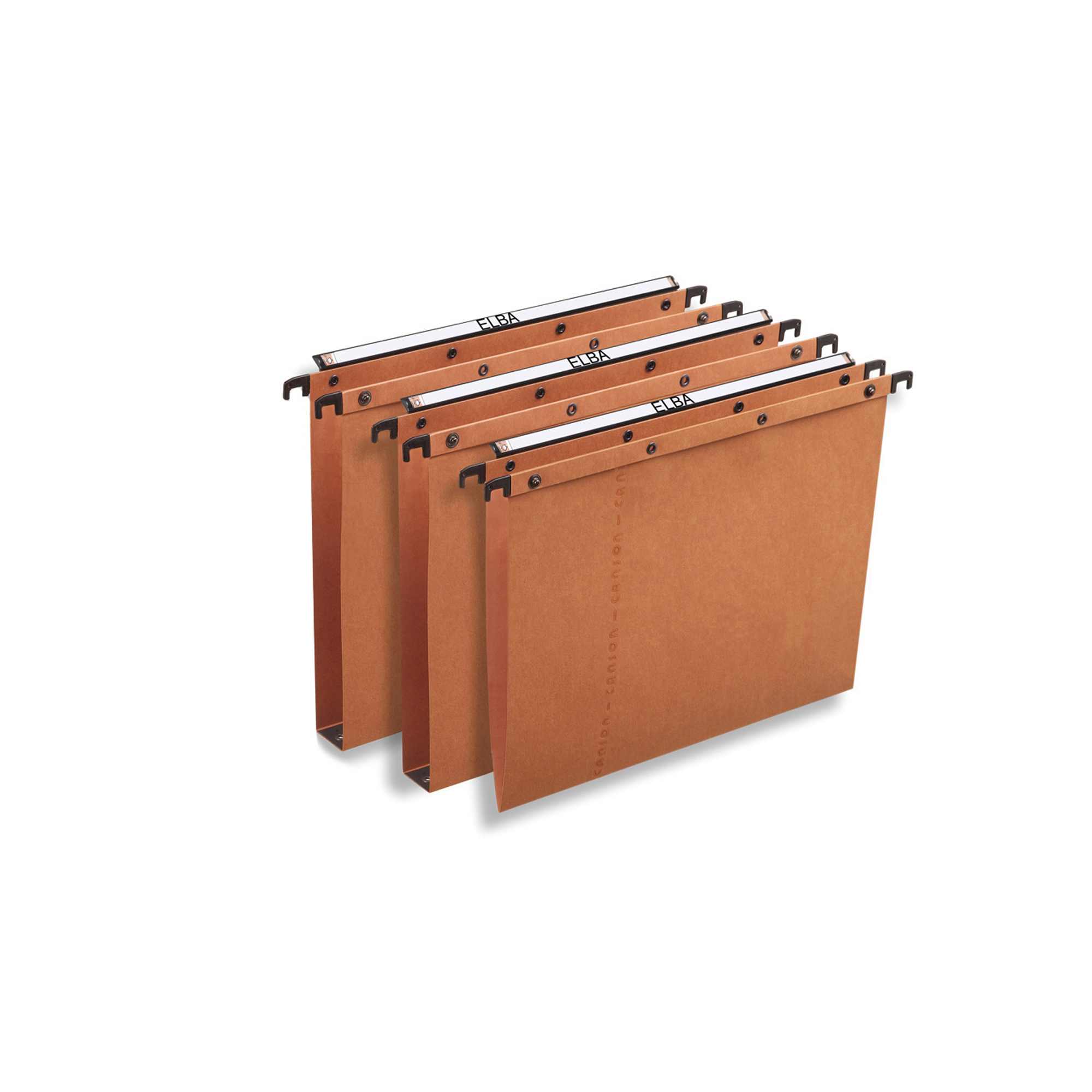 Cartella sospesa - cassetto Ultimate - interasse 33 cm - fondo U 30 mm - 31,6x25 cm - avana - Elba