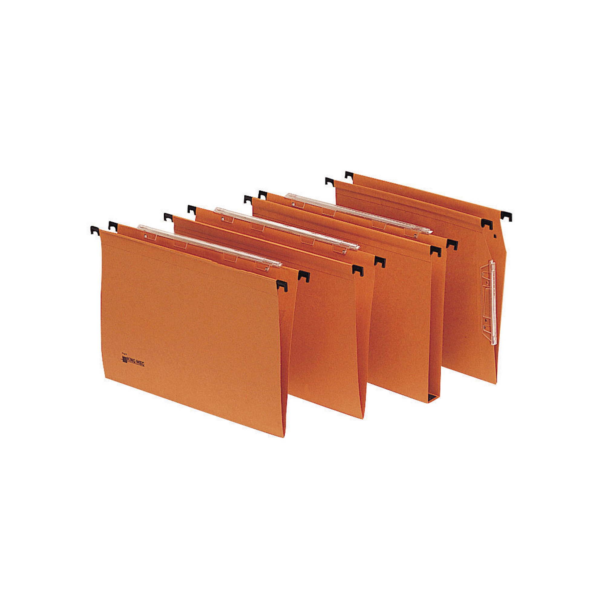 Cartella sospesa Signaletic - cassetto - interasse 39 cm - fondo U 30 mm - 39x25 cm - arancione - Rexel