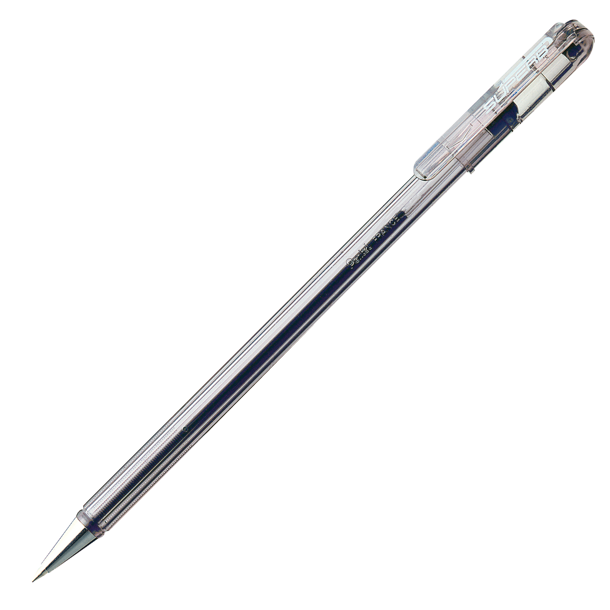 Penna a sfera con cappuccio Superb BK77 - punta 0,7 mm - nero - Pentel
